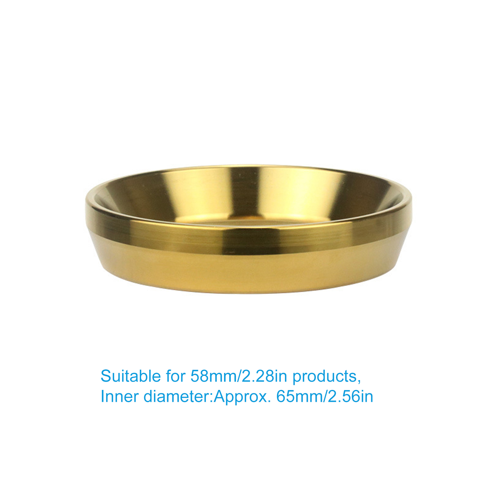Kaffeemühle Mit Staubschutzring, Schillerndem Edelstahl-mahlring, 51/58 Mm, Universeller Griff, Pulverextraktor, 58-mm-außenmodell Aus Titan