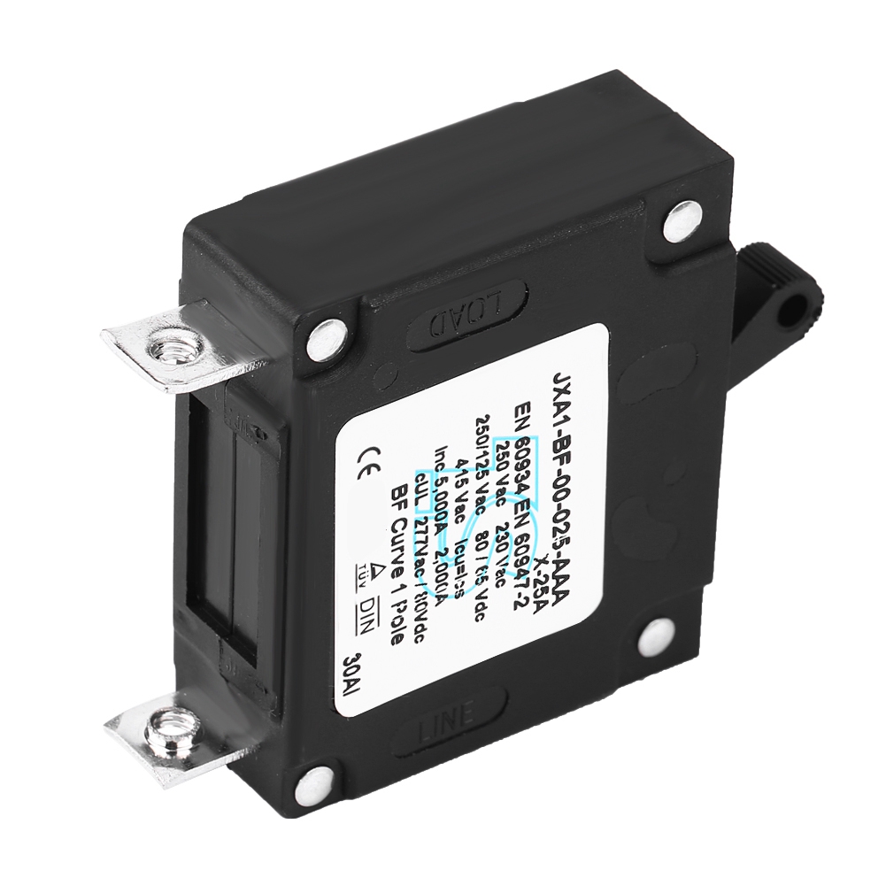 25a Dc/ac Manueller Leitungsschutzschalter Mit Rückstellfunktion, Ein-/ausschalter Und Robustem Schaltungsschutz.