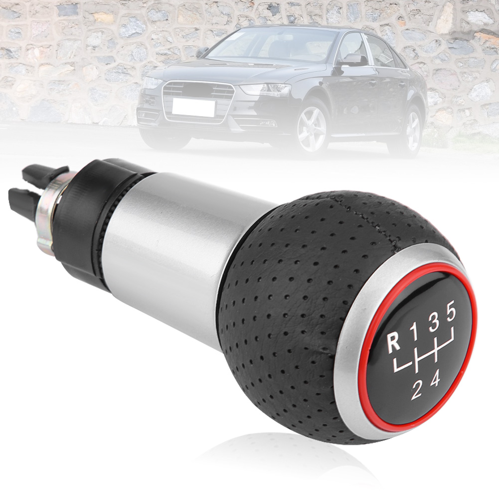 5-gang-schaltgetriebe-schaltknauf Aus Leder Für Audi A4 S4 B8 8k A5 8t Q5 8r S Line 2007-2015