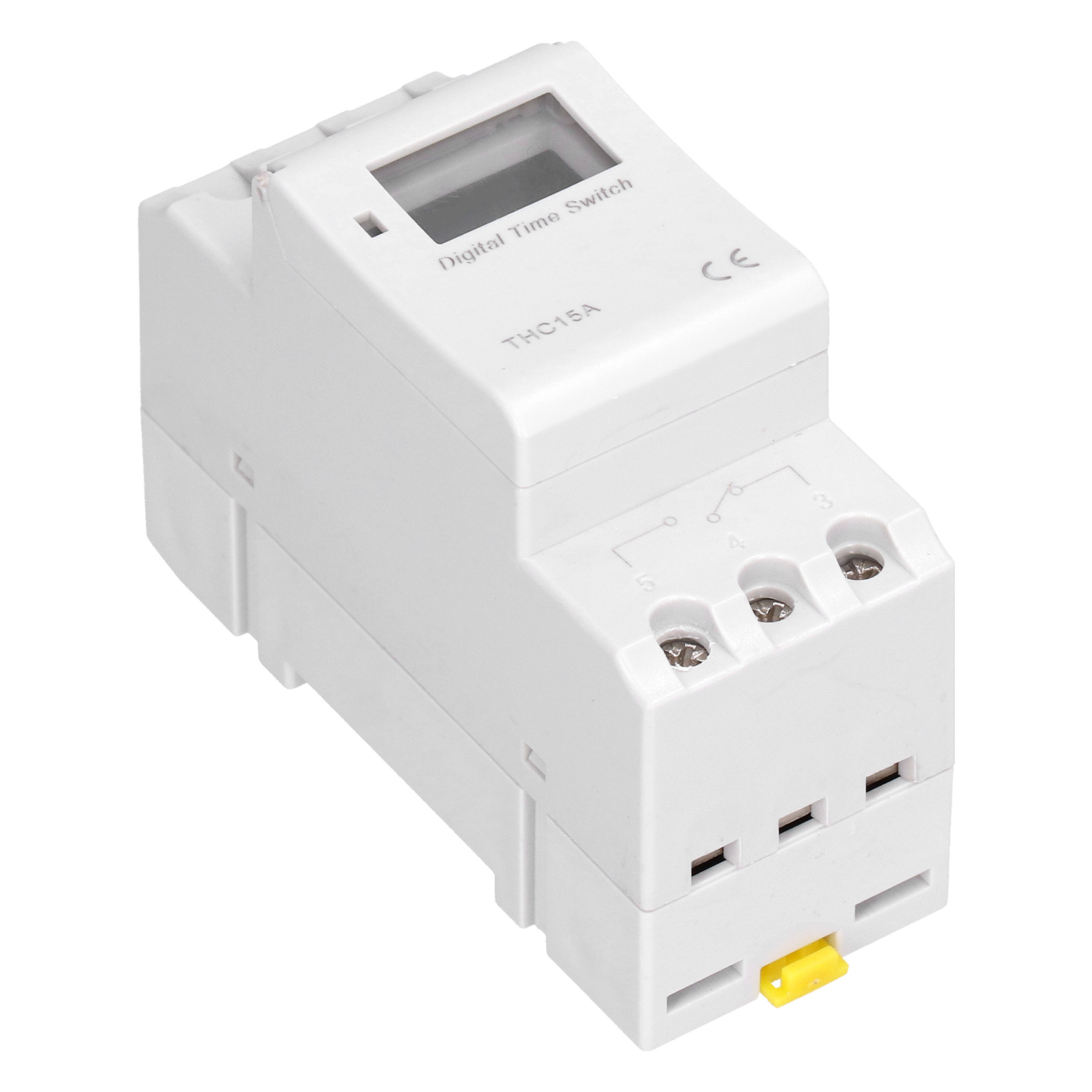 Programmierbarer Din-schienen-zeitschalter Mit Integrierter 3v-lithiumbatterie, 12v-automatik-timer-controller (englische Ausführung)