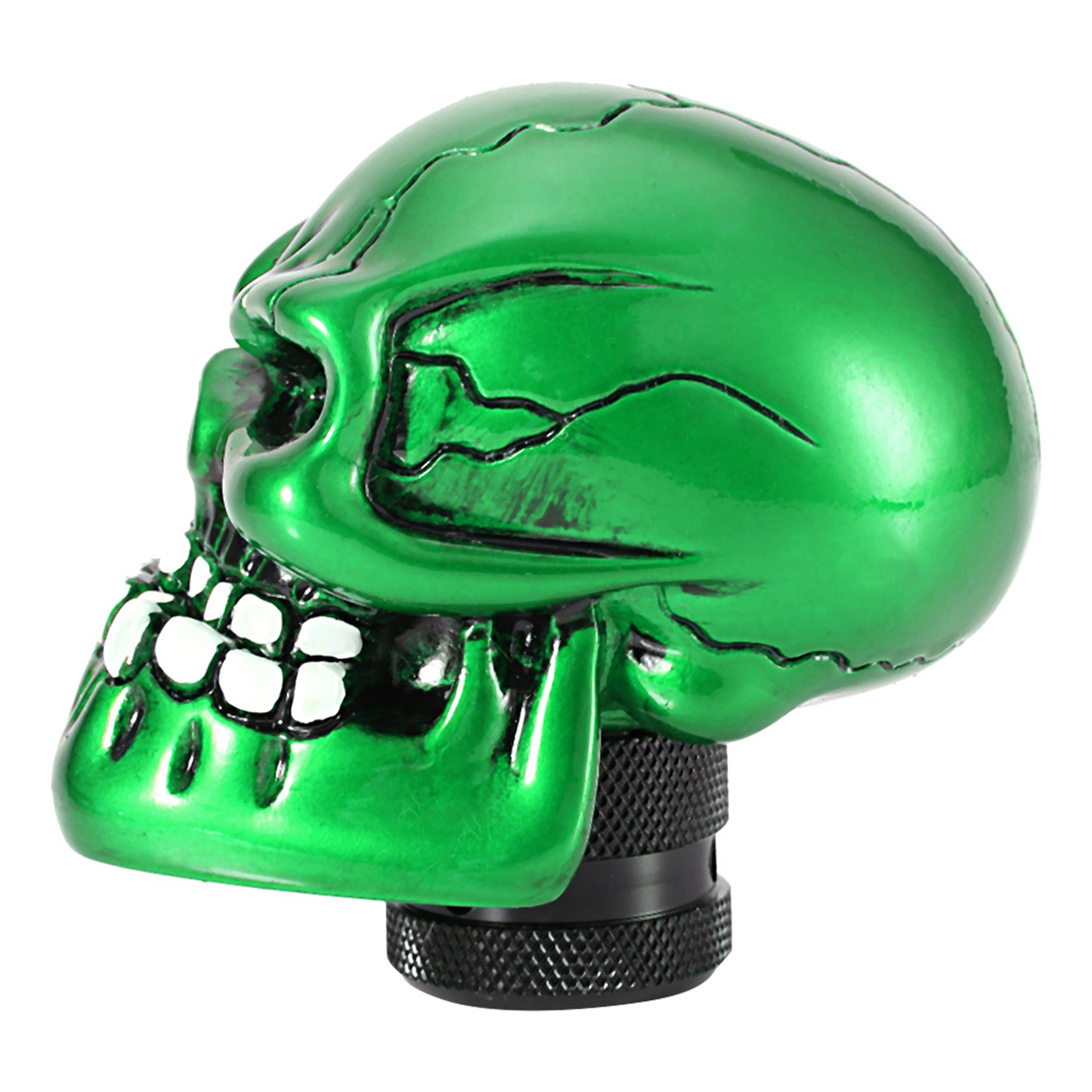 Universeller, Grüner Totenkopf-schaltknauf Für Autos