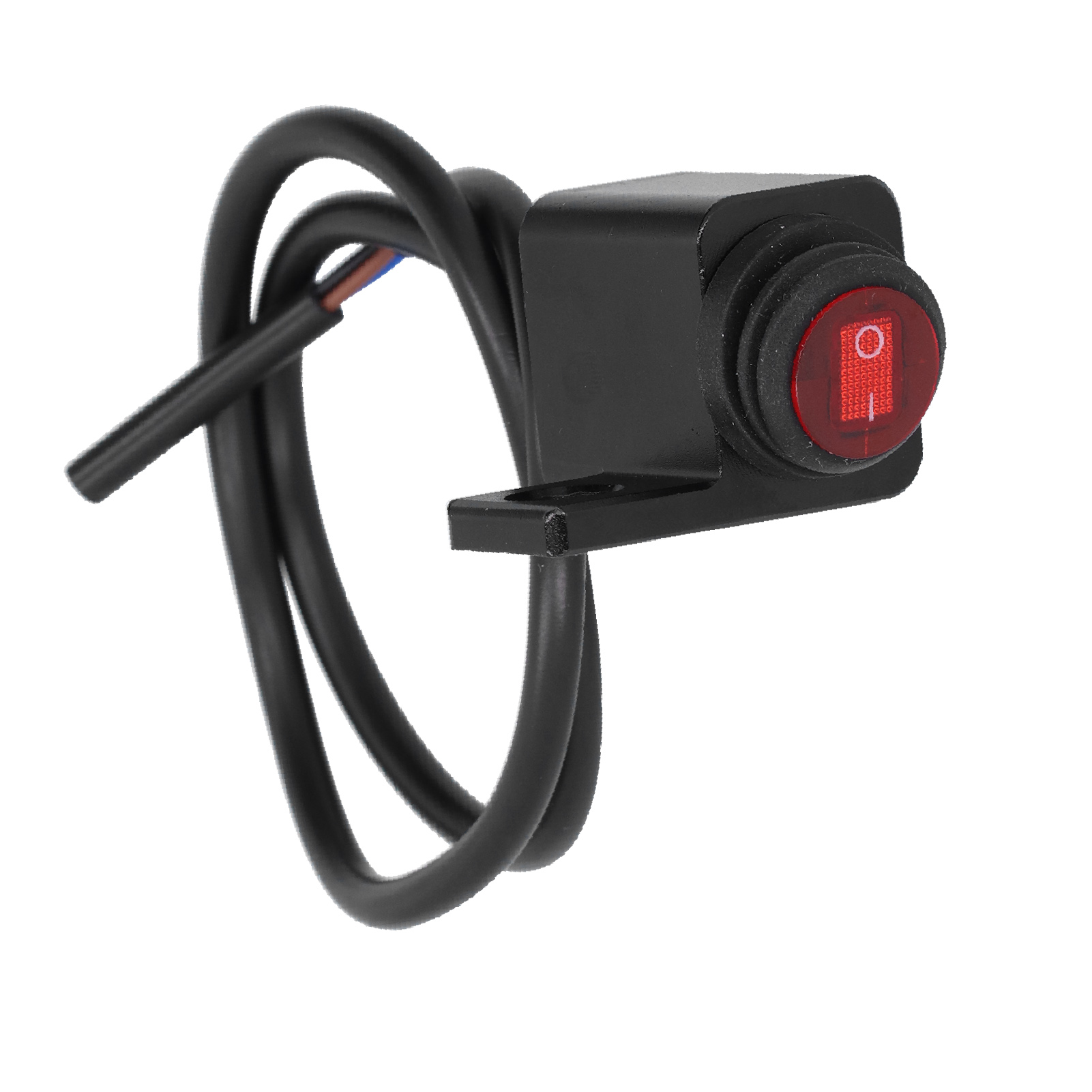 Nebelscheinwerfer-lenkerschalter Ein/aus-taste Für Motorrad/quad, 10-mm-befestigungsloch, Rechte Seite