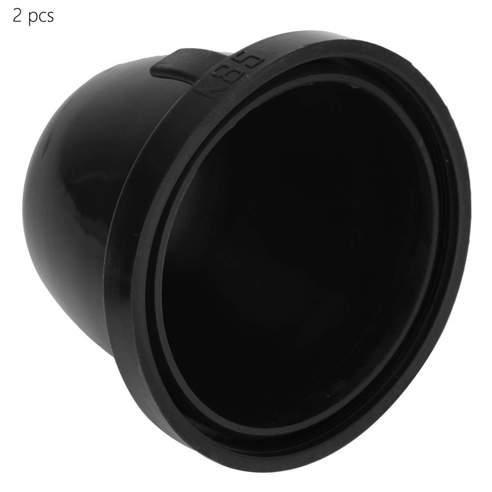 2-teilige Schwarze 85-mm-gummidichtung Für Led-autoscheinwerfer, Wasserdichte Und Staubdichte Schutzkappe