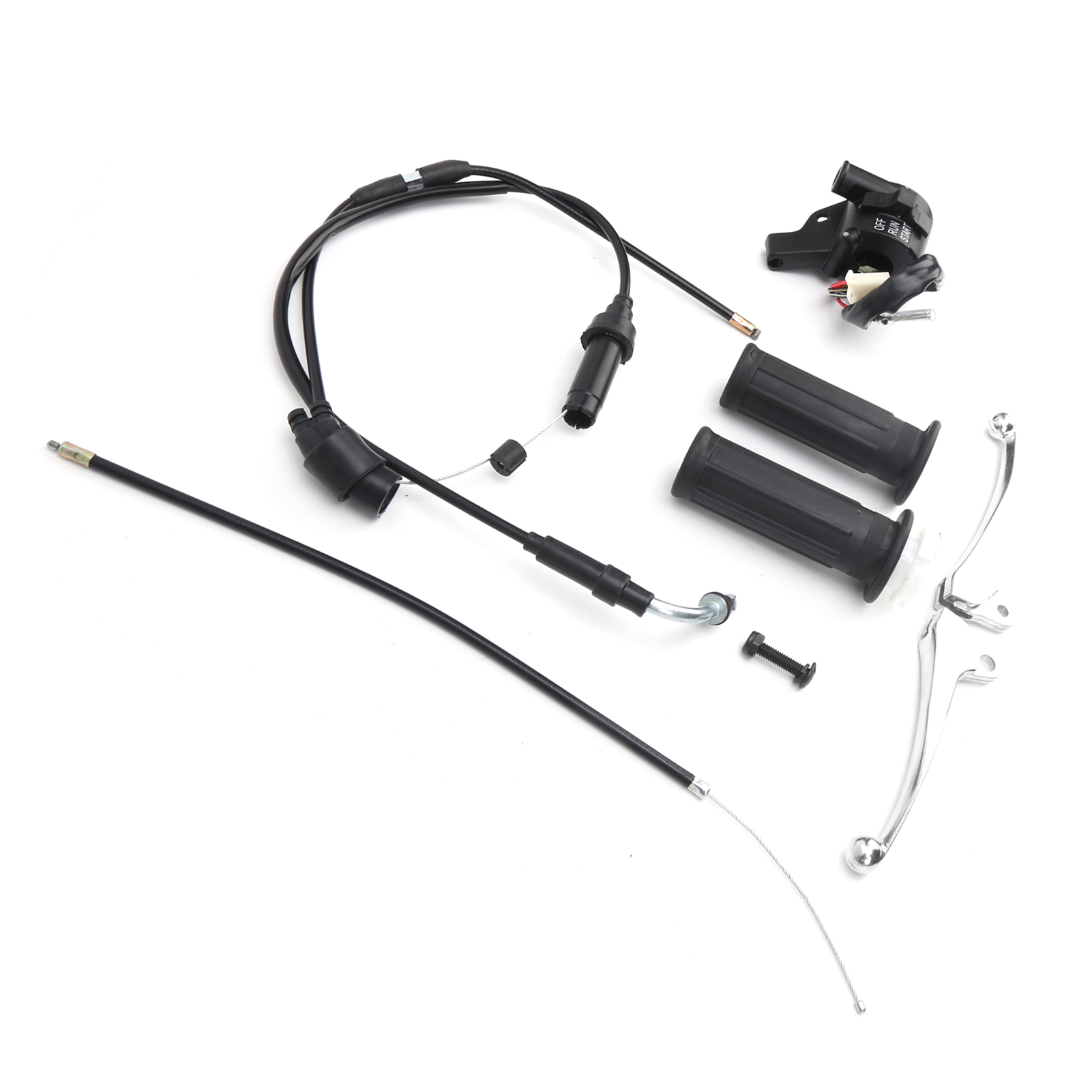 Gasgriff-set, Kabel, Bremshebel, Zündschalter Für Yamaha Yzinger 50 / Peewee Pw50