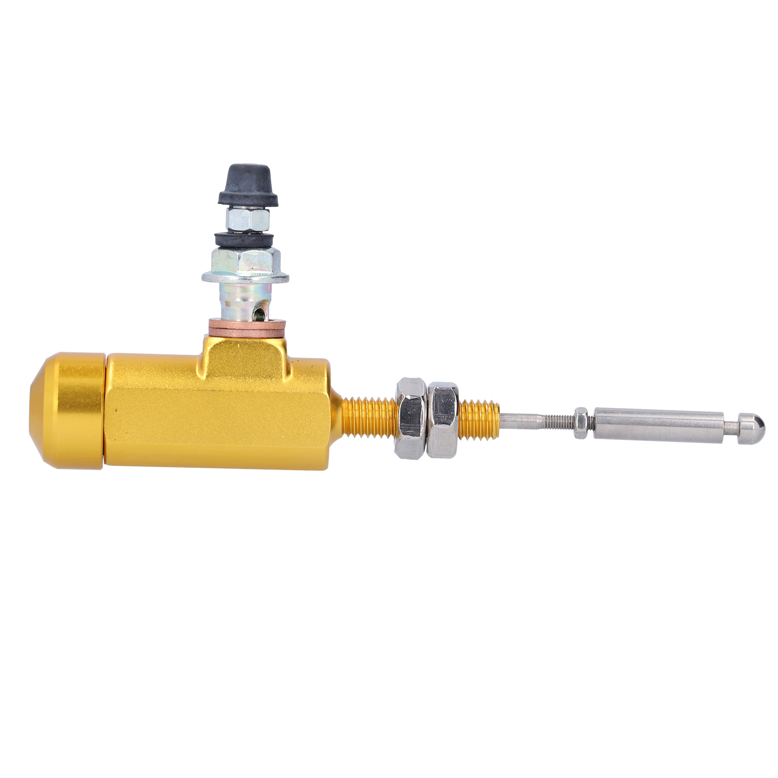 Universeller Hydraulischer Hauptzylinder M10 X 1,25 Mm Für Motorrad-, Atv- Und Dirtbike-kupplung, In Gold.