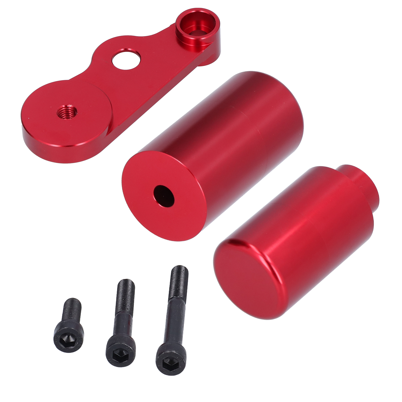 3-teilige Rahmenschutz-endkappen Für Suzuki Gsxr 600 Und Gsxr 750 (2006–2009), Rot
