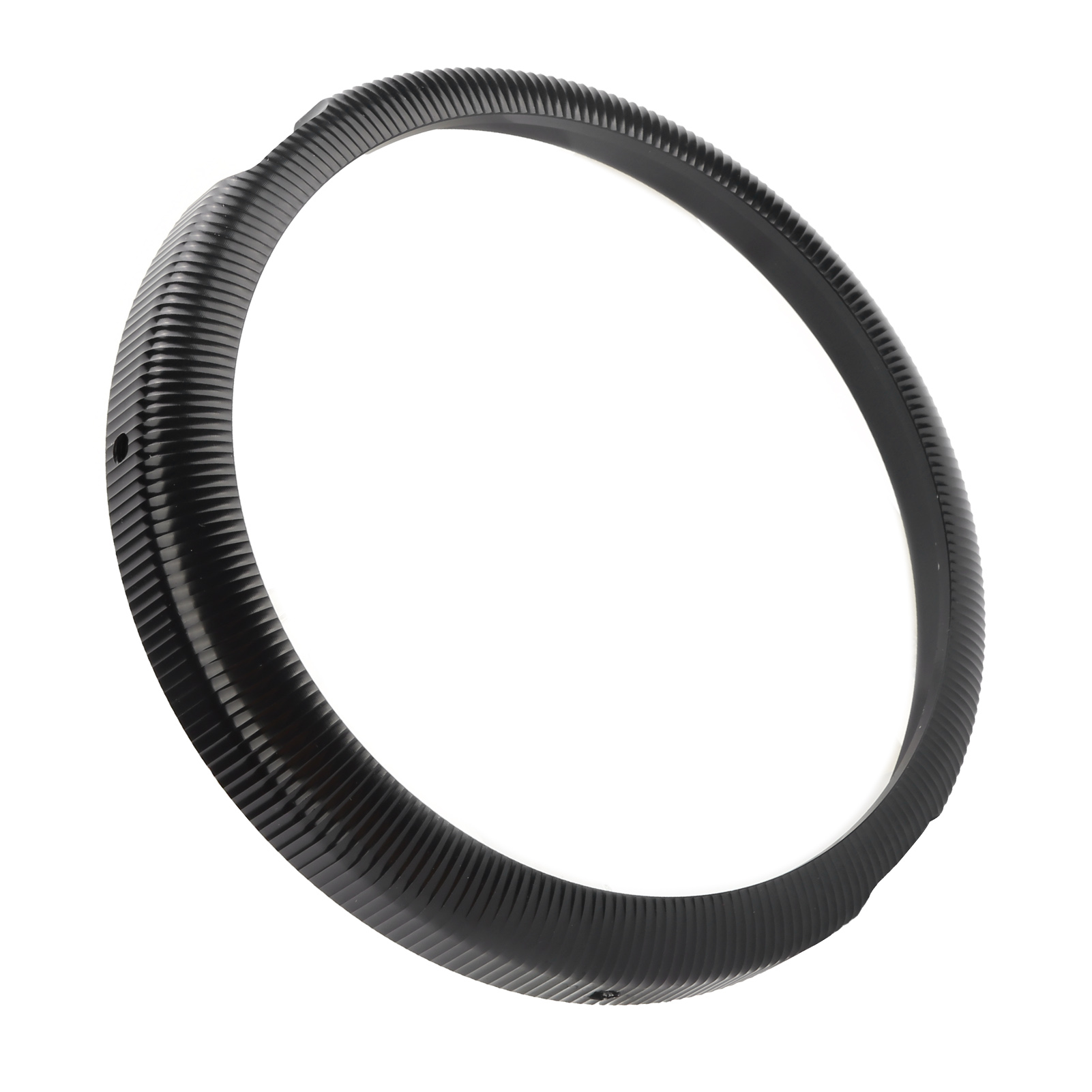 7-zoll-motorradscheinwerferring, Scheinwerferschutzvisierabdeckung, Cnc-gefräste Aluminiumlegierung, Schwarz, Tourenkompatibel.