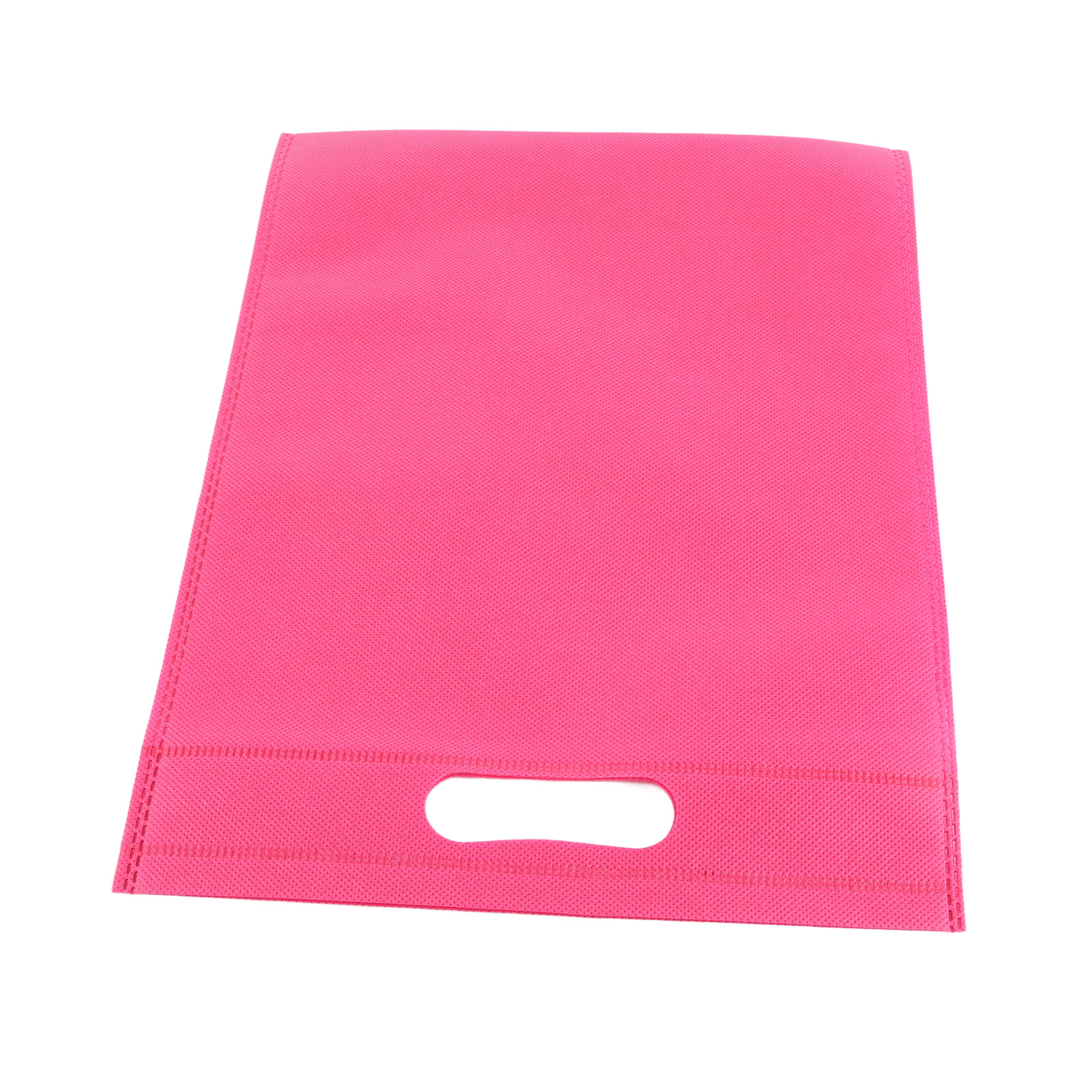 Packung Mit 50 Umweltfreundlichen, Flachen Vliesbeuteln, Rot Und Rosa, 25 X 35 Cm, Für Kleidung