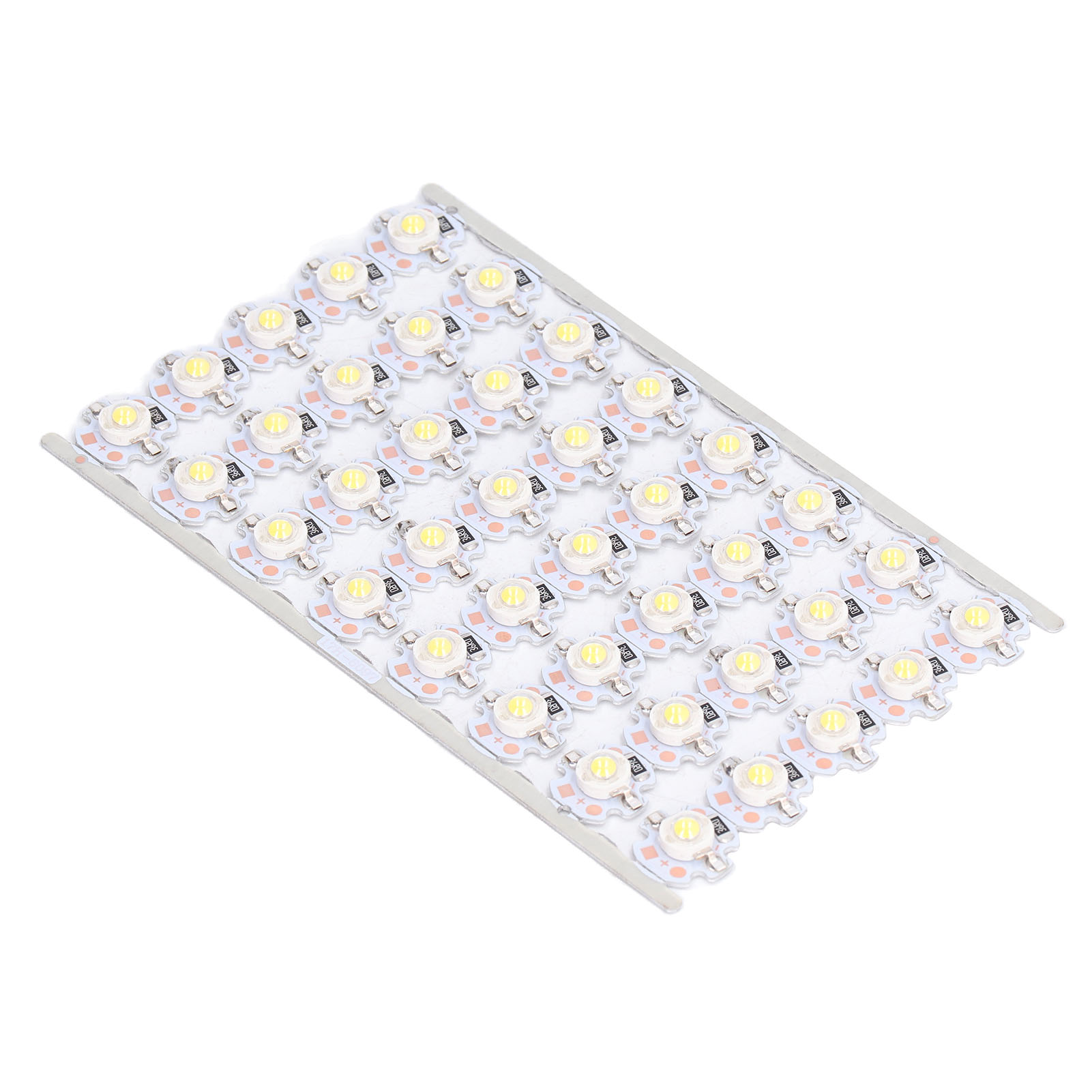 Packung Mit 40 Hochhellen Smd-leds 12v, 1w Mit Aluminiumplatte, Weiß, 16mm, Ideal Für Heimwerkerarbeiten, Werkstätten, Projektoren, Stirnlampen, Wandbeleuchtung, Modellbau, Autoscheinwerfer.