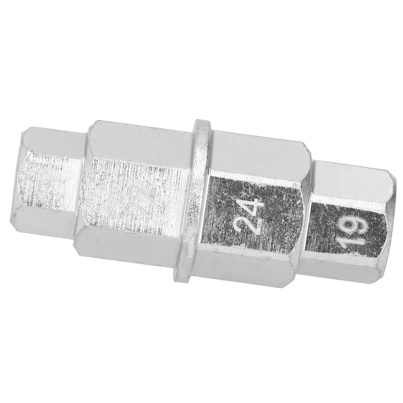 Sechskant-achsenabzieher Für Motorräder Zum Ausbau Von Vorder- Und Hinterrad, 17/19/22/24 Mm, Silbergrau