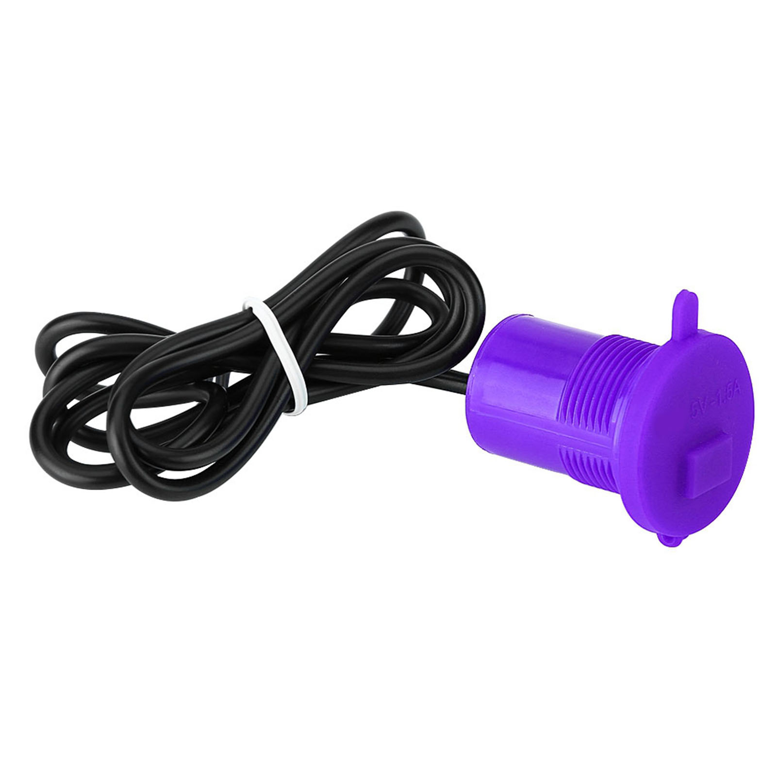 Universeller Usb-motorradstecker, Lila Wasserdichtes Ladegerät Für Smartphones Und Geräte