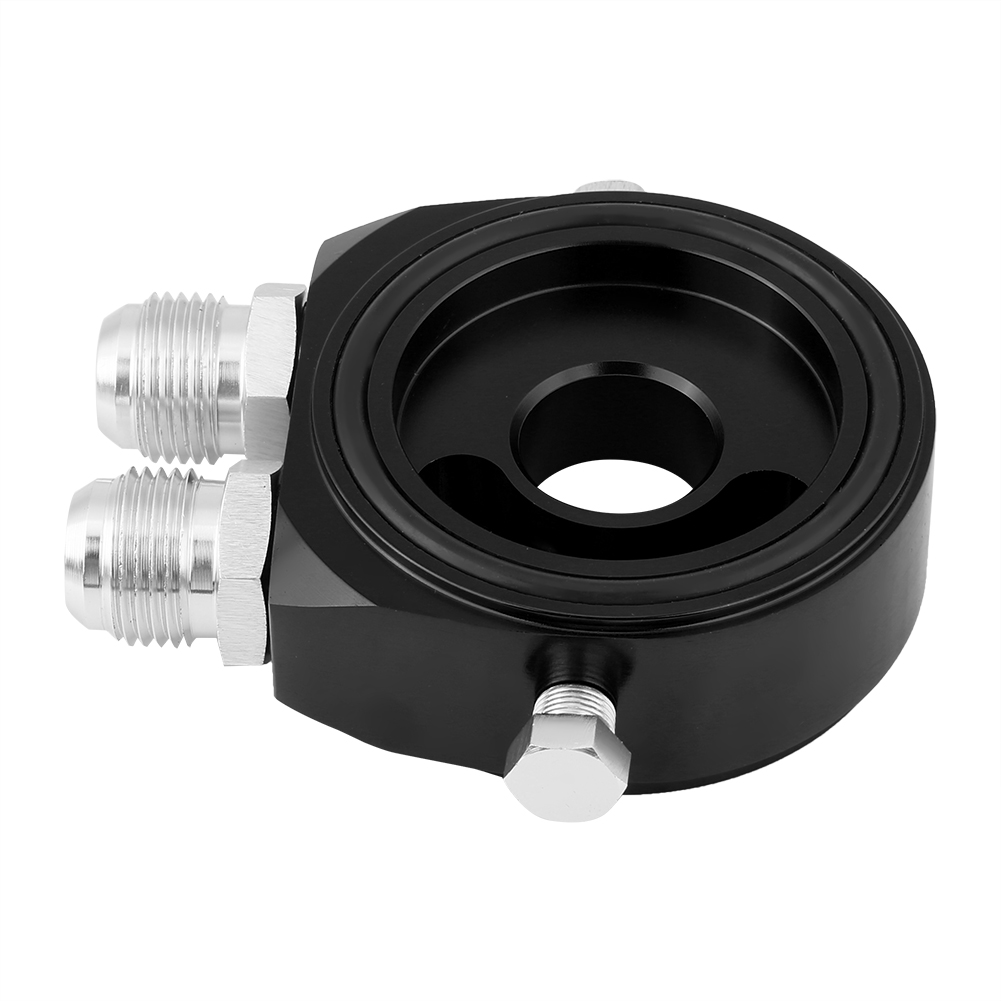 M20 X 1,5 Aluminium-sandwichplattenadapter Für Ölkühler, 1/8 Npt Schwarzer Satz