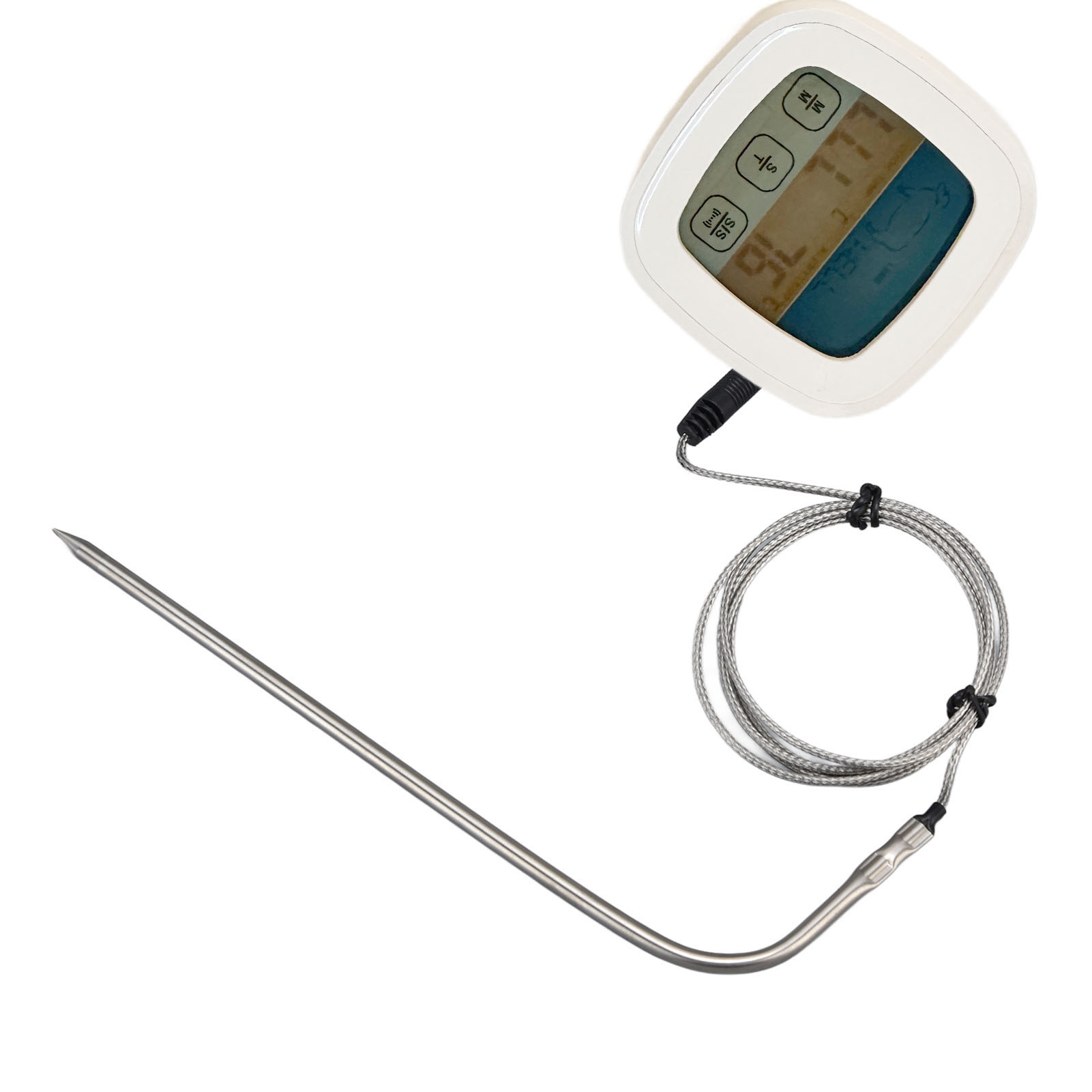 Digitales Touchscreen-küchenthermometer Zum Braten Und Für Fleisch, Batterielos