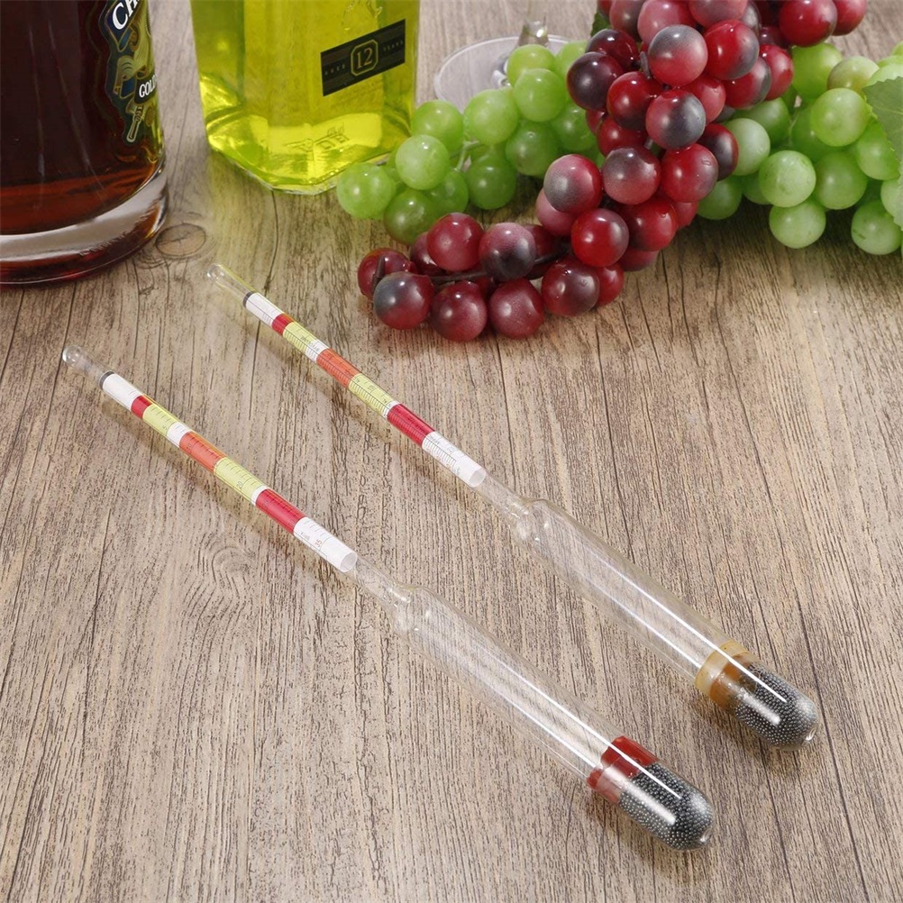 3-in-1 Hydrometer, Brix-meter, Dichtemesser, Dreifachskala Für Bier Und Wein