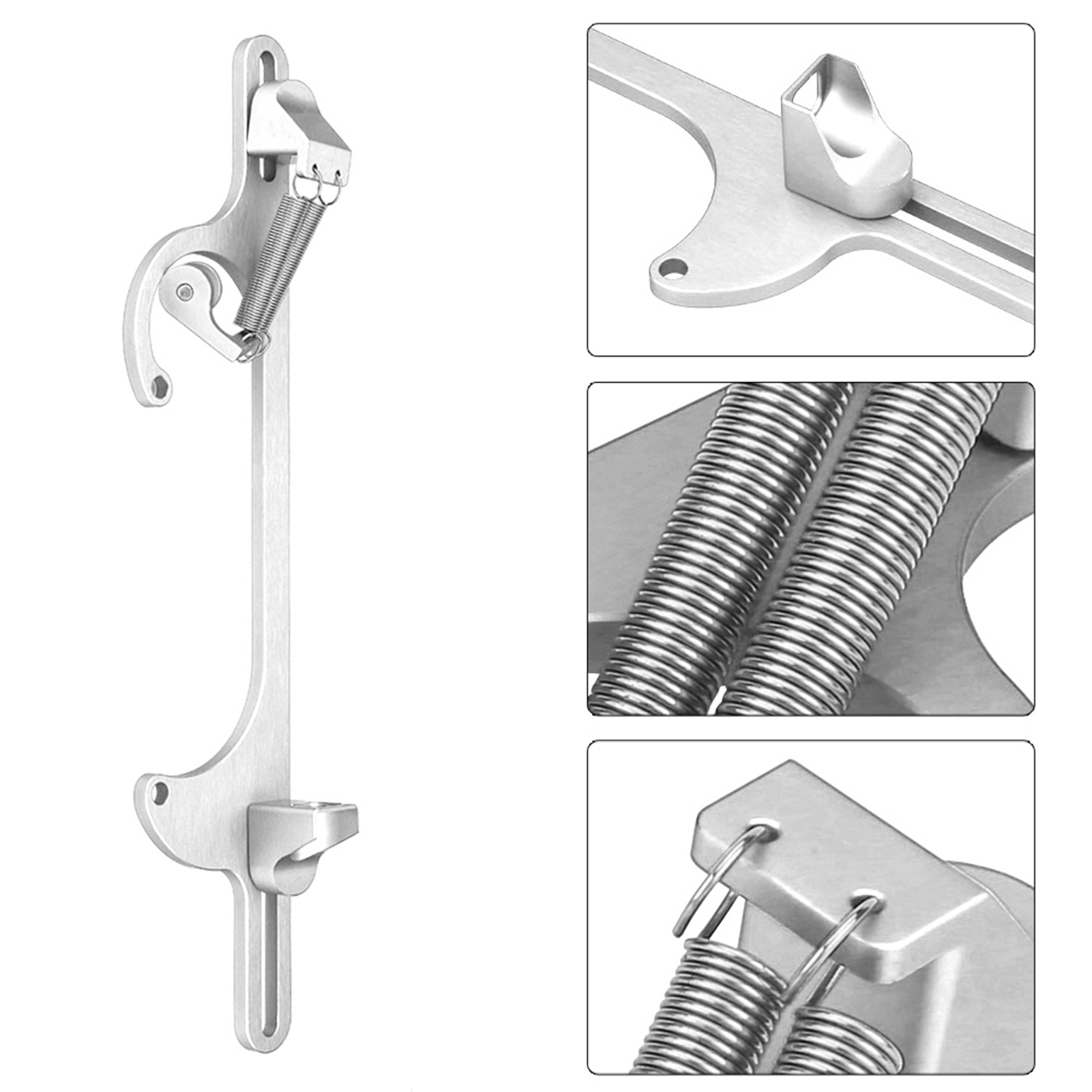 Gaszughalterung Aus Aluminium Für Holley 4150 Und 4160 Vergaser, Silberfarben