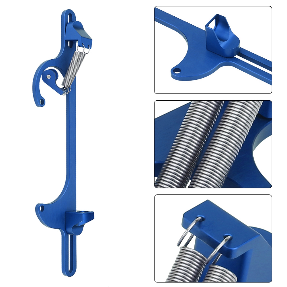 Aluminiumplatte Für Gaszug, Blaue Vergaserhalterung, Kompatibel Mit Holley 4150 Und 4160