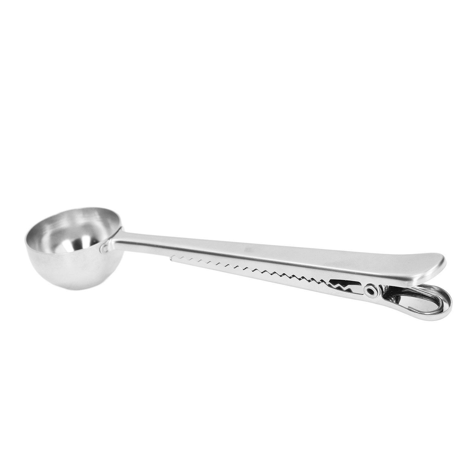 Kaffeemesslöffel Aus Edelstahl Mit Multifunktionsclip, Verschlussclip, Kreatives Küchenutensil, Teelöffel