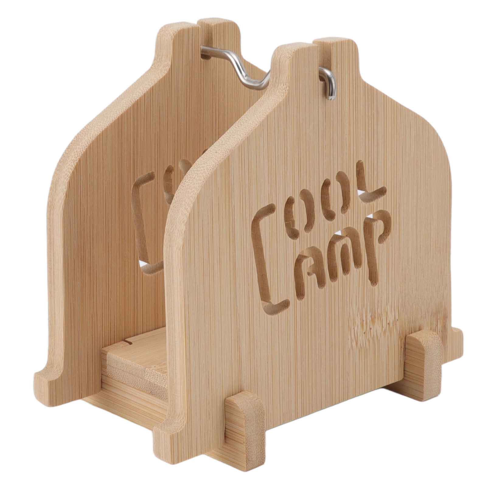 Bambus-moskitoschutzstabhalter Für Outdoor-camping, Moskitobox Und Brenner, Zusammenklappbar Und Tragbar Für Picknicks Und Angeln (verpackt Im Pe-beutel)