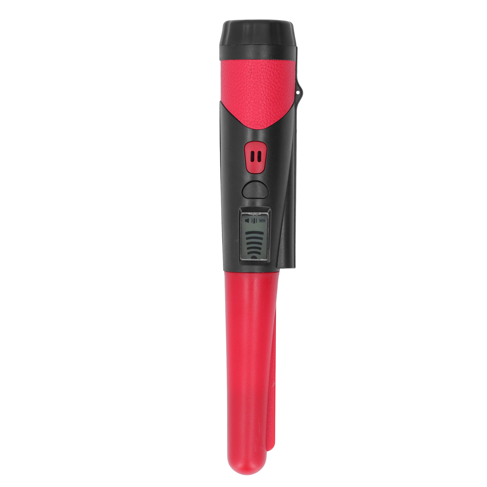 Roter Handmetalldetektor Mit Lcd-bildschirm, Goldfinder, Handdetektor Mit Taschenlampe (batterien Nicht Enthalten)