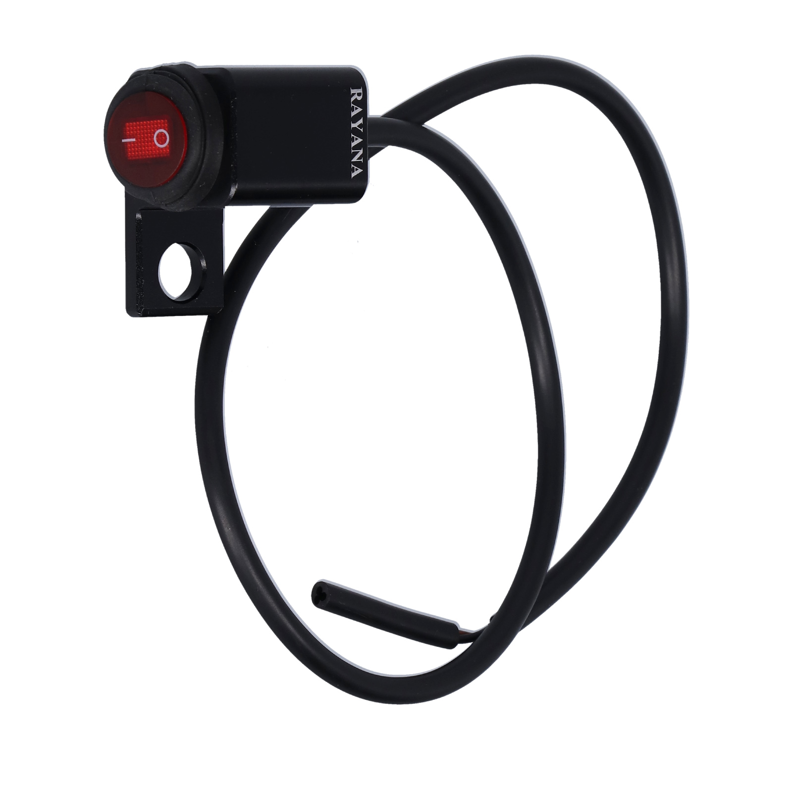 Nebelscheinwerfer-lenkerschalter Ein/aus-taste Für Motorrad/quad Mit 10-mm-befestigungsloch, Linke Seite
