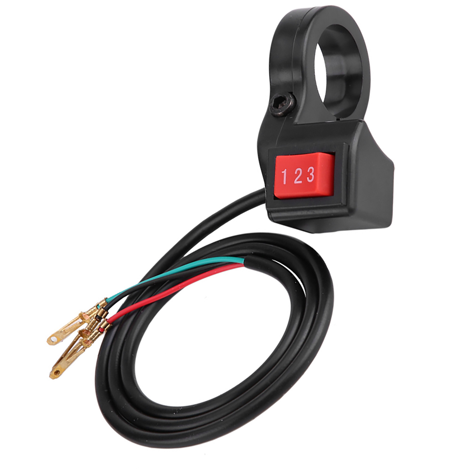 3-gang-elektroschaltmodul (22 Mm, 7/8 Zoll) Für Motorrad-, Roller- Und E-bike-lenker