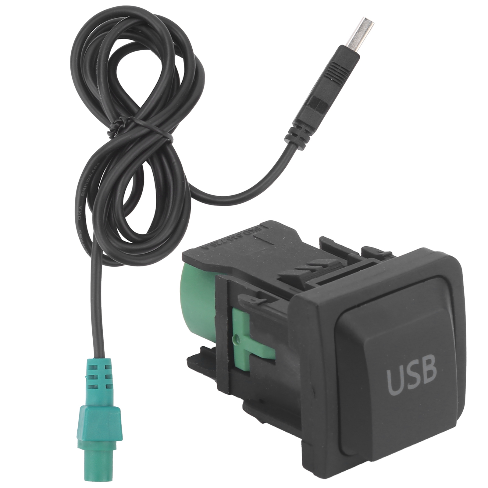 150 Cm Langes Kfz-usb-adapter-audiokabel Mit Schalter, Universell Für Handy/tablet/mp3-radio-musikwiedergabe