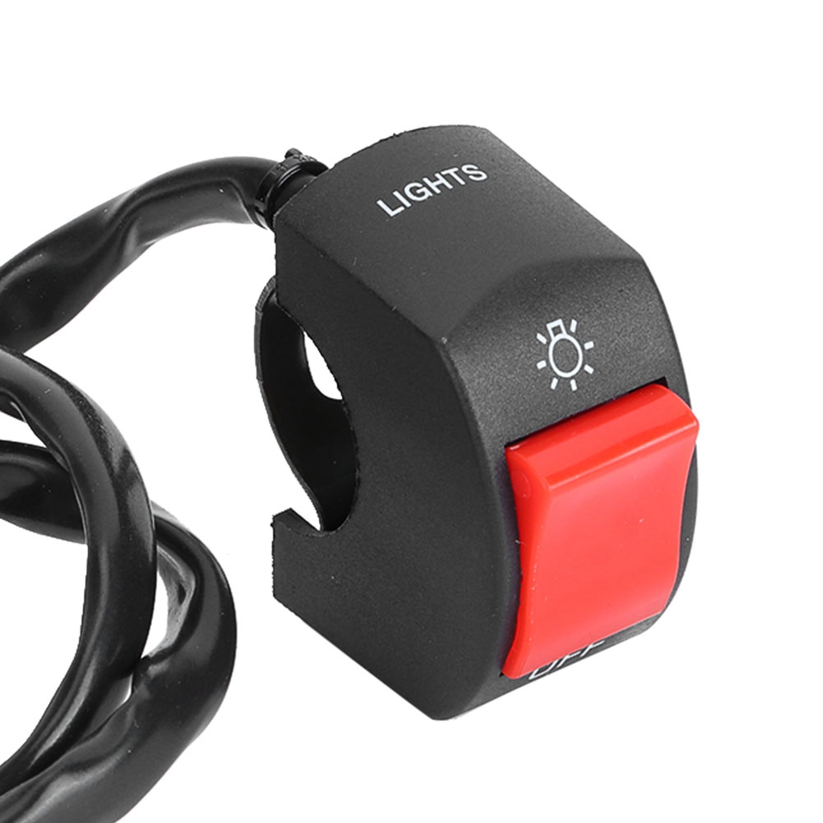 7/8-zoll-motorradlenker Mit Led-scheinwerferschalter Und Rotem Ein-/ausschalter