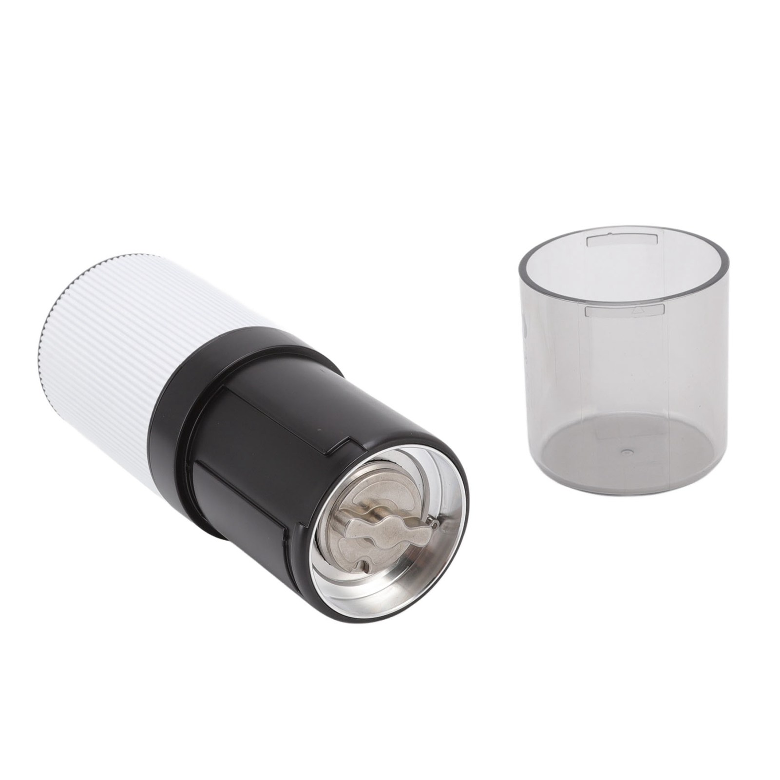 Tragbare Elektrische Kaffeemühle, Kabellos, Usb-aufladbar, Weiß, Automatische Kaffeebohnenmühle Für Zuhause, Kleines Handgerät