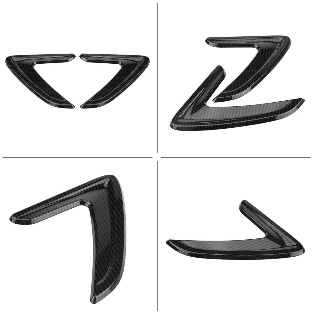 Seitliche Lüftungsschlitzblenden Aus Kohlefaser Für Bmw 3er F30 (2012–2016), Kotflügelschutzaufkleber