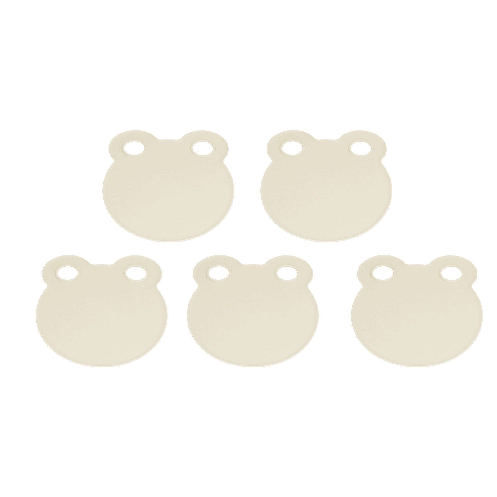 Set Mit 10 Küchenschneidebrettern, Schneidebrett Für Rohe Und Gekochte Lebensmittel, Obst-, Gemüse- Und Fleischbrett, Beige.