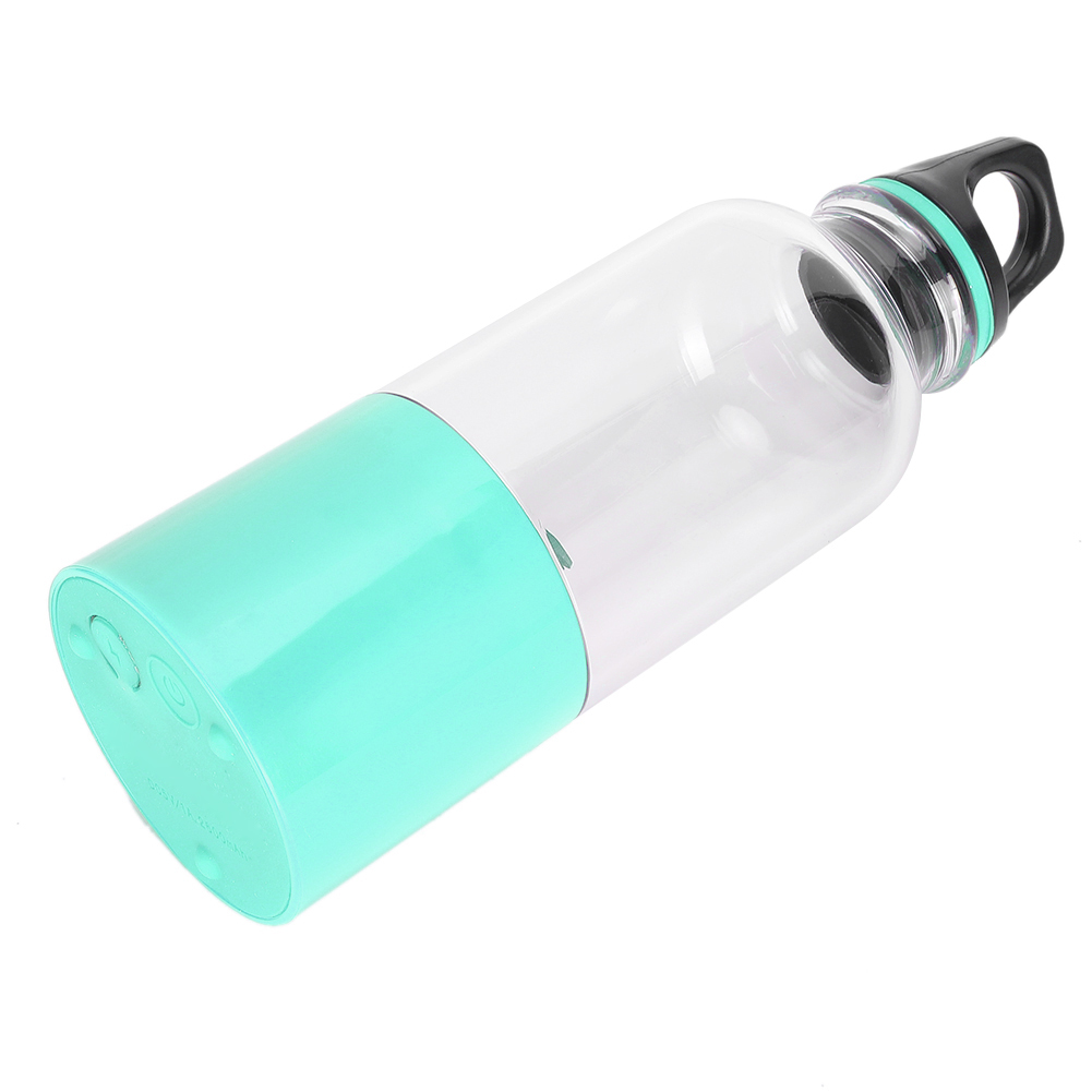 Tragbarer Elektrischer Fruchtsaftbecher Mit Zweifachem Schneidkopf, 2600 Mah, Für Reisen Und Zuhause, Usb-aufladbar (blau, 500 Ml)