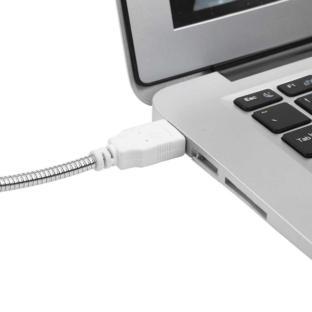 5v Flexible Schwanenhals Mini-usb 28 Led Tragbare Leselampe Computerlampe Mit Schalter Blau