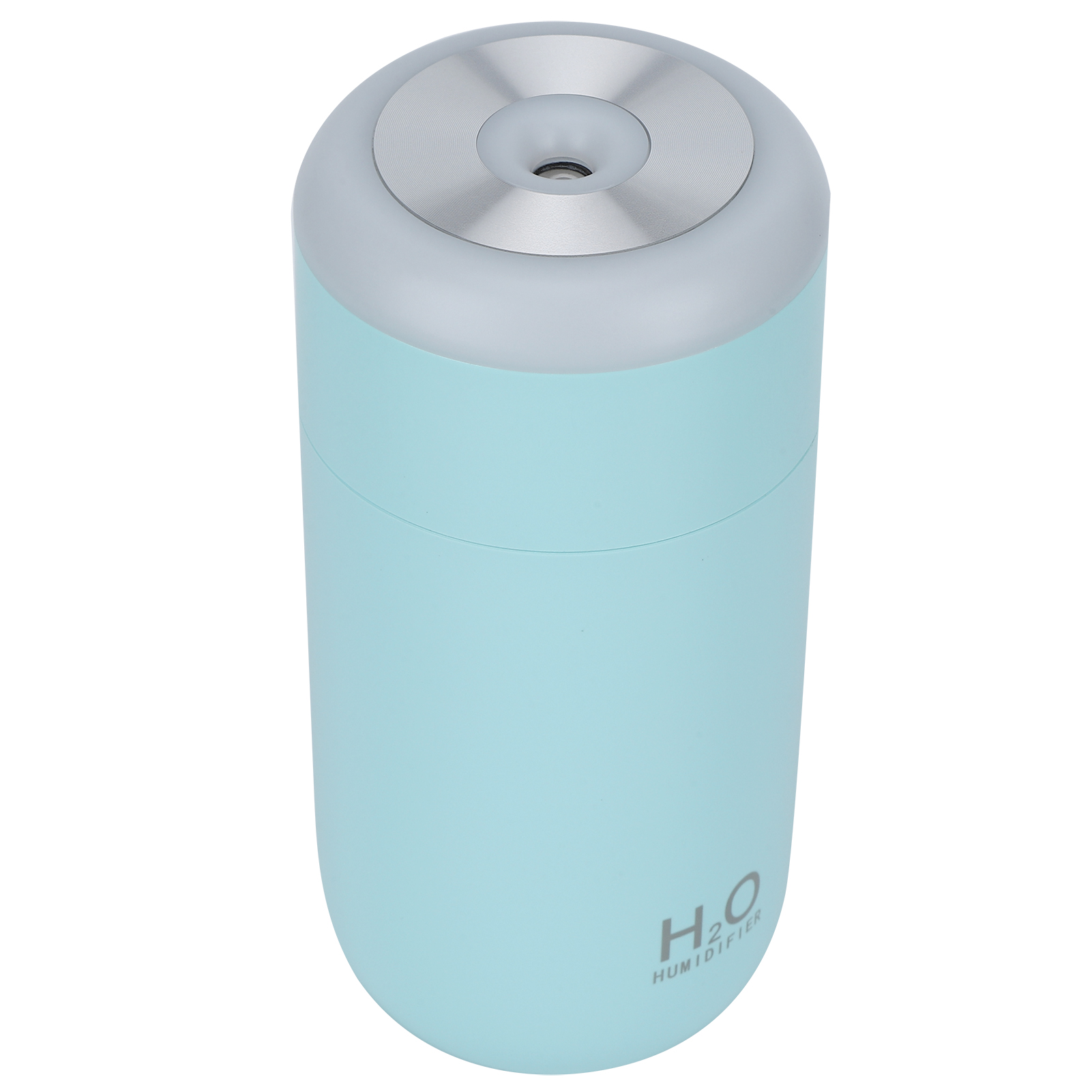 350 Ml Mini-luftbefeuchter-diffusor Mit Usb-anschluss, 7-farbiger Beleuchtung, Timer Und Automatischer Abschaltung (blau)