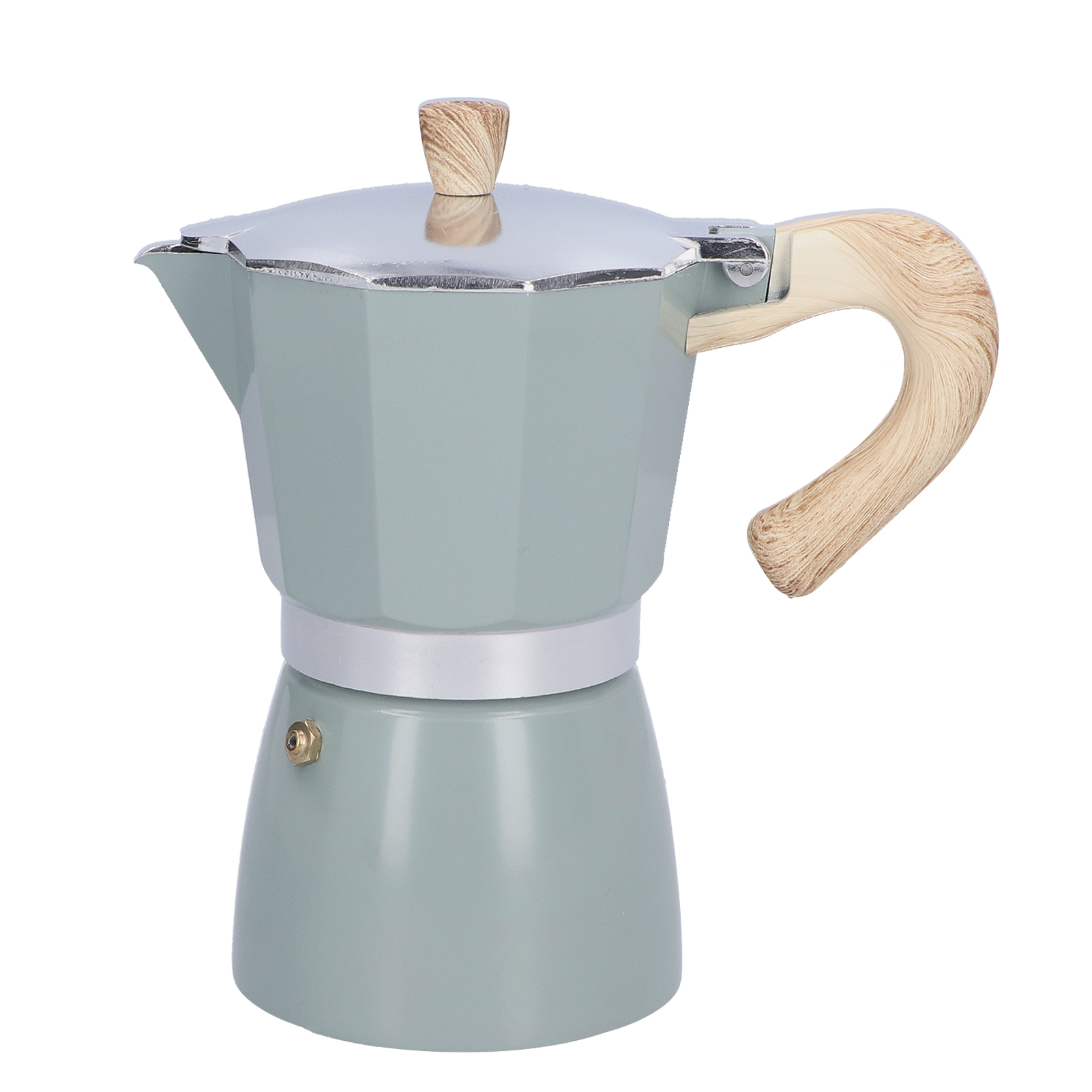 300-ml-kaffeekanne, Moka-kanne, Wasserkocher Für Gasherde, Ethanolherde, Elektrothermische Öfen, Cyanblau