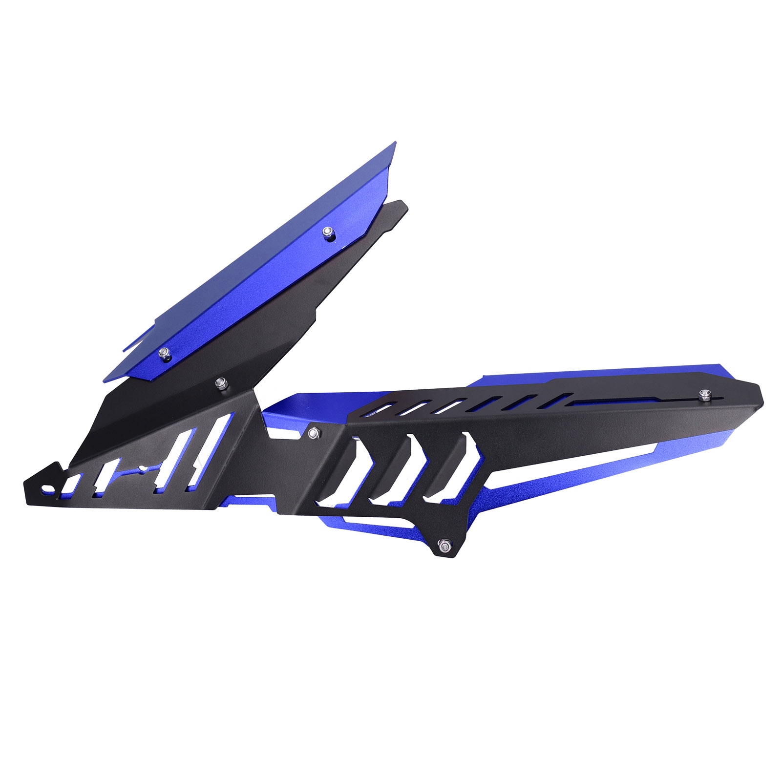 Hinterrad-kettenschutz Aus Cnc-gefräster Aluminiumlegierung, Kompatibel Mit Yamaha Yzf-r25, Yzf-r3, Mt-25, Mt-03 (blau)