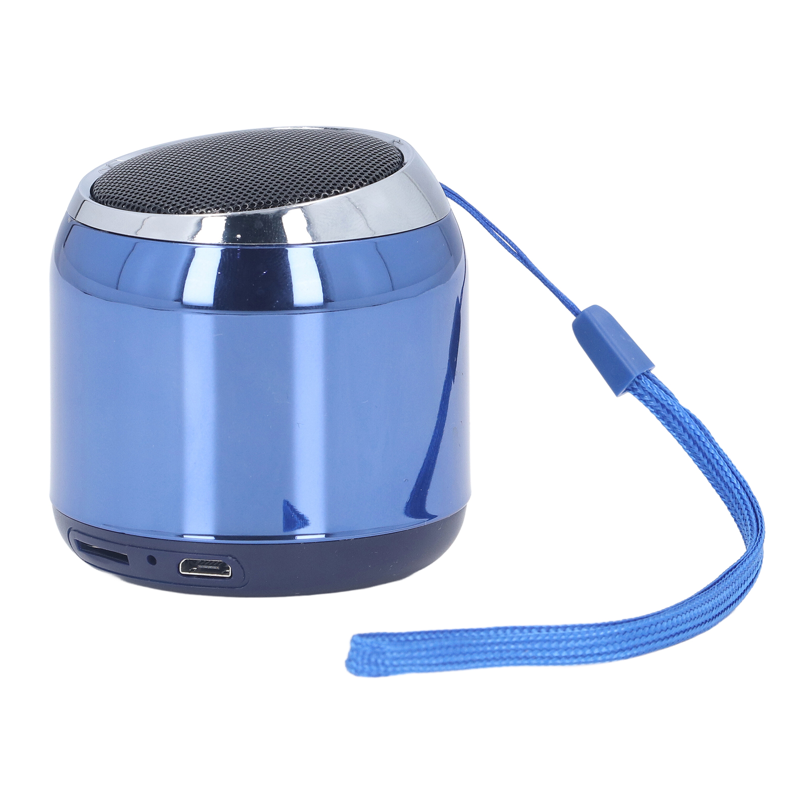 Mini-bluetooth-lautsprecher, Tragbar, 360°-stereo-außenlautsprecher, Usb-aufladbares Hifi-system (mit Integriertem Akku), Blau