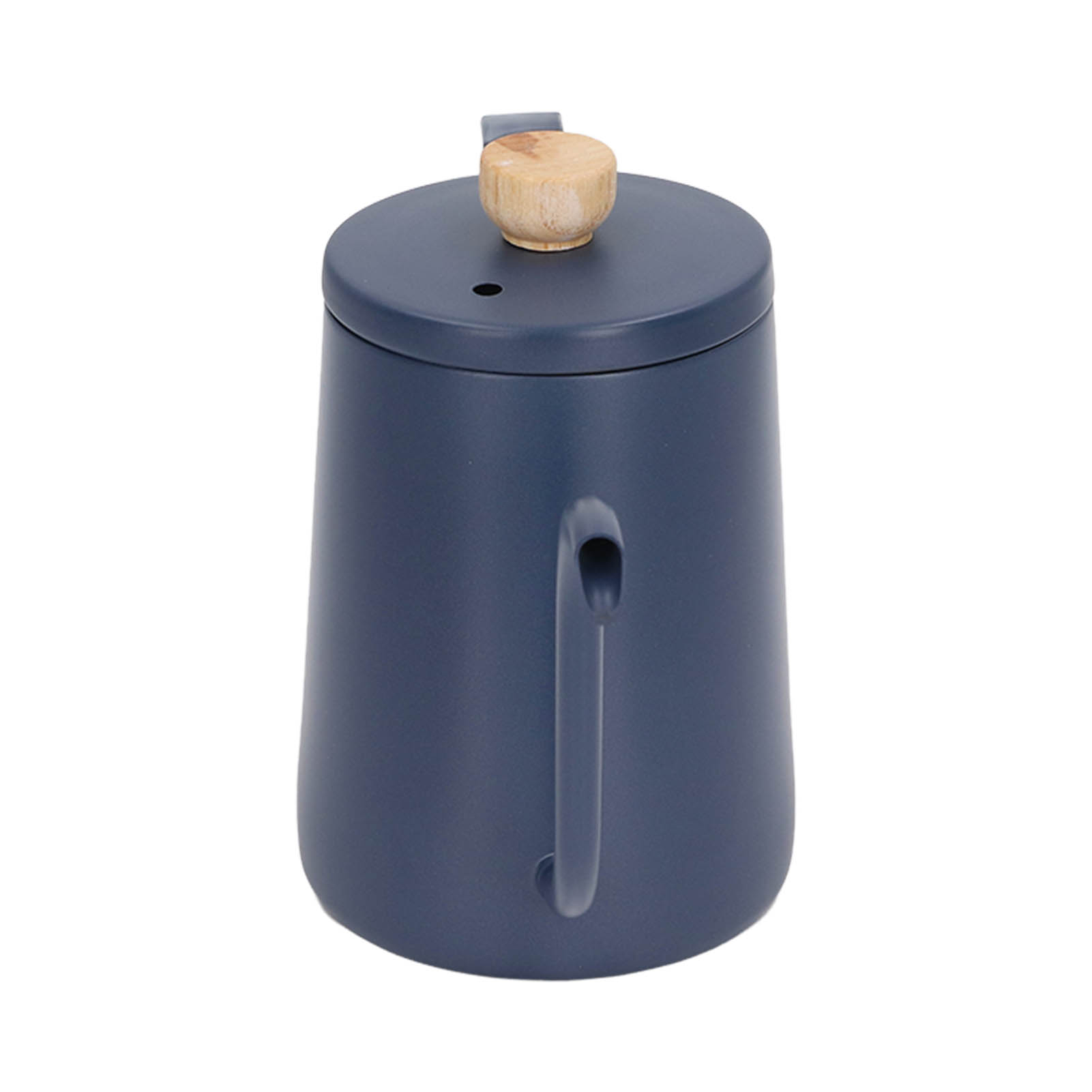 600 Ml Blaue Edelstahlflasche Mit Feinem Ausgießer Für Filterkaffee, Lange Karaffe Mit Ausgießer Für Zuhause Und Unterwegs