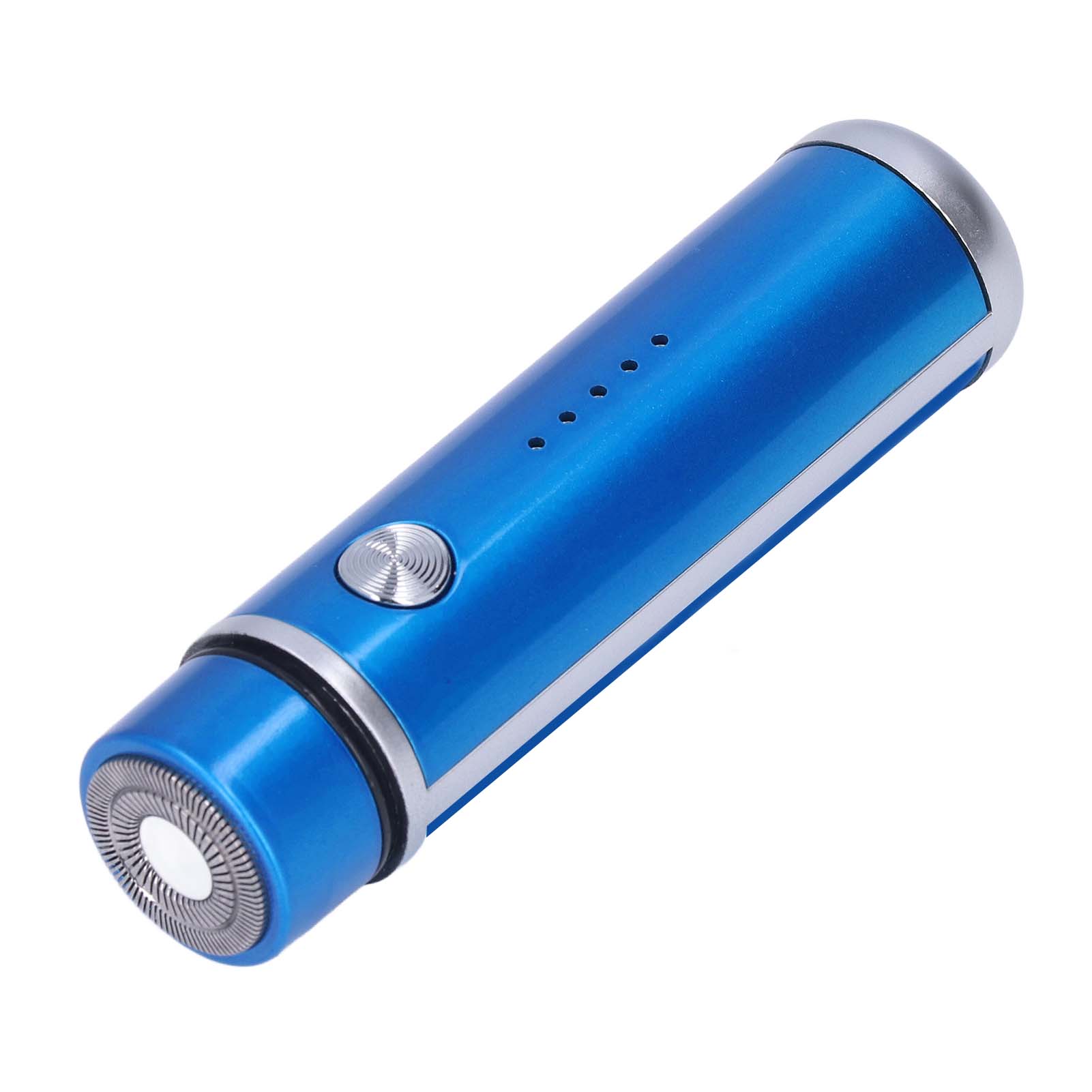 Mini-elektrorasierer 013 Mit Akku, Integriertem Lithium-akku, Usb-display Und Selbstrasur-trimmer Für Damen Und Herren, Blau