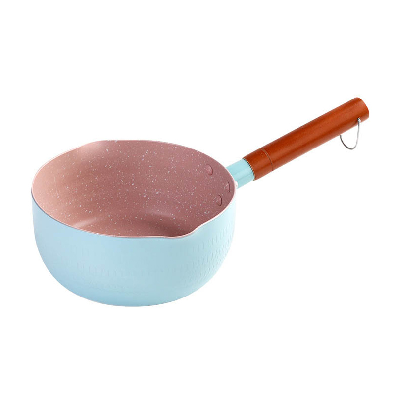 Japanischer Antihaft-kochtopf, Geeignet Für Milch, Nudelsuppe Und Soßen, Babynahrung, Blau, 20 Cm