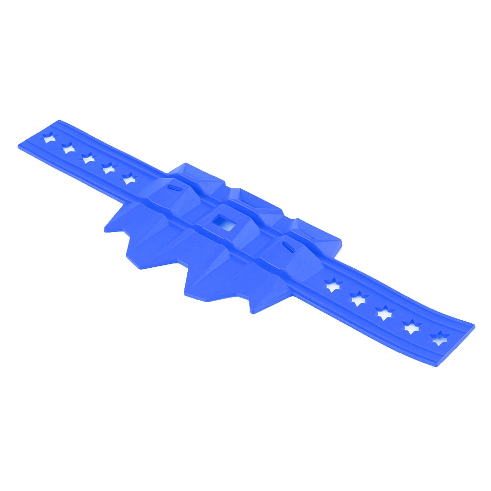 Universeller Motorradauspuffschutz, Blaues Hitzeschild