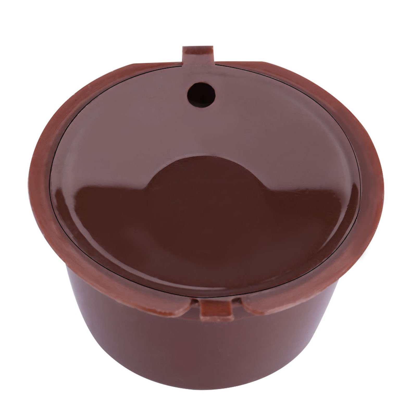Stück Lebensmittelechte, Wiederverwendbare Und Nachfüllbare Kaffeekapselfilter Aus Pp 304 Edelstahl (braun)