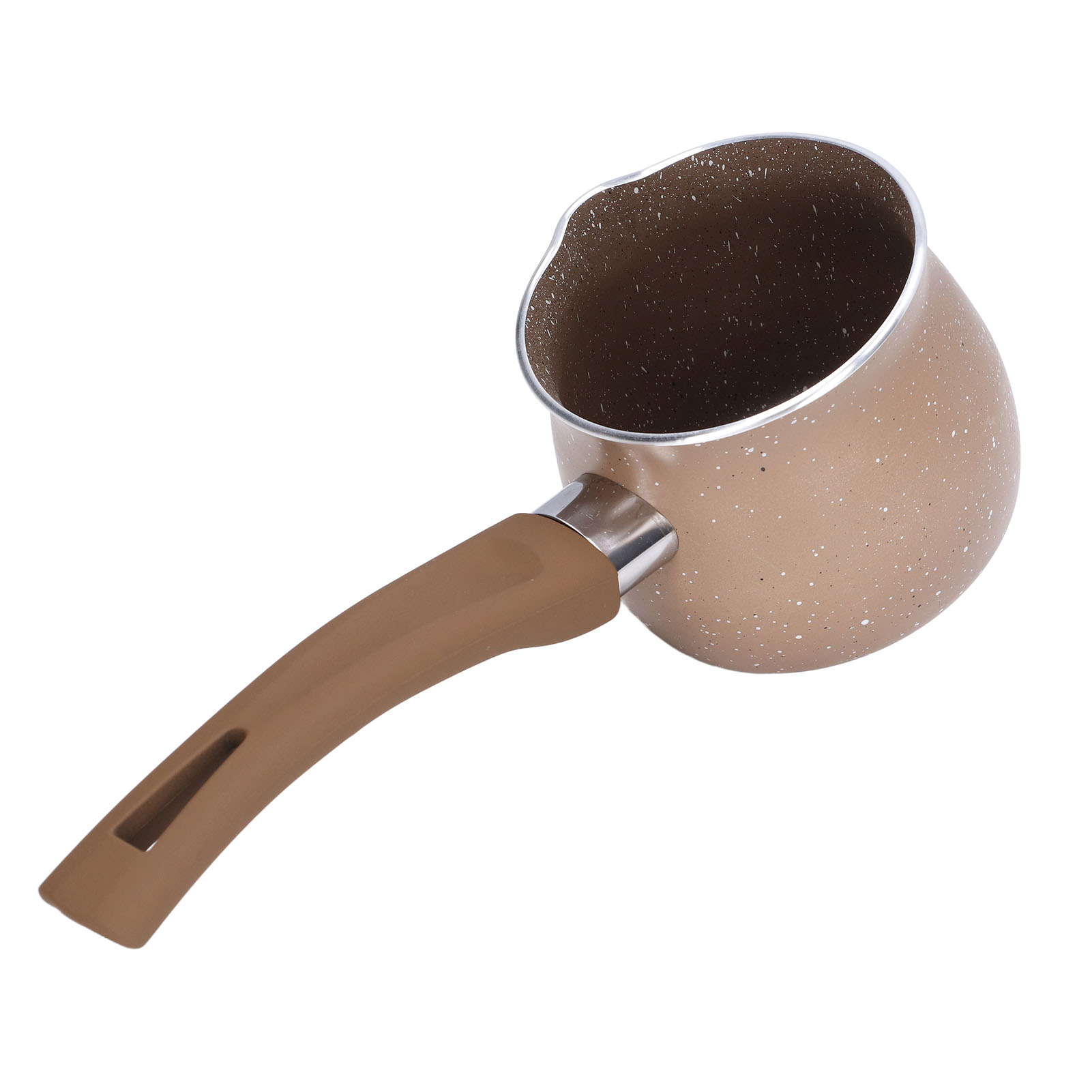 Miniatur-kochtopf (8 Cm), Europäische Kaffeekanne Mit Einem Henkel, Gewürzwärmer, Braun