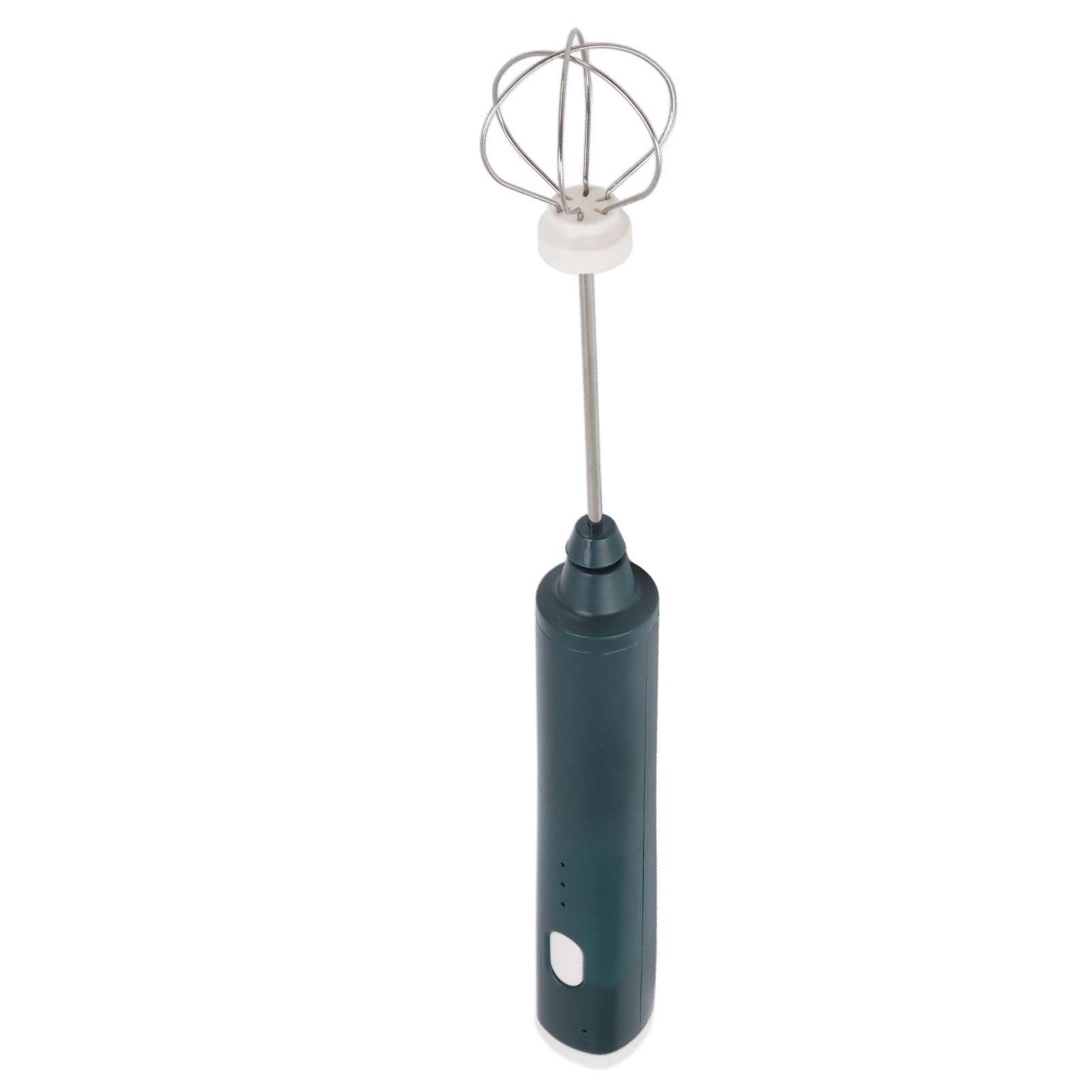 Kabelloser Elektrischer Milch- Und Eiermixer, Usb-aufladbarer Milchaufschäumer (mit Integriertem Lithium-akku), Doppelschneebesen, Multifunktionales Küchengerät, Dunkelgrün