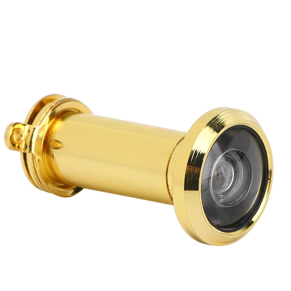2 Stück 220 Grad Sichtwinkel Türspion Mit Diebstahlsicherung Für Den Haushalt Mit Rückabdeckung Für Mehr Sicherheit Im Haus (14 Mm Gold)