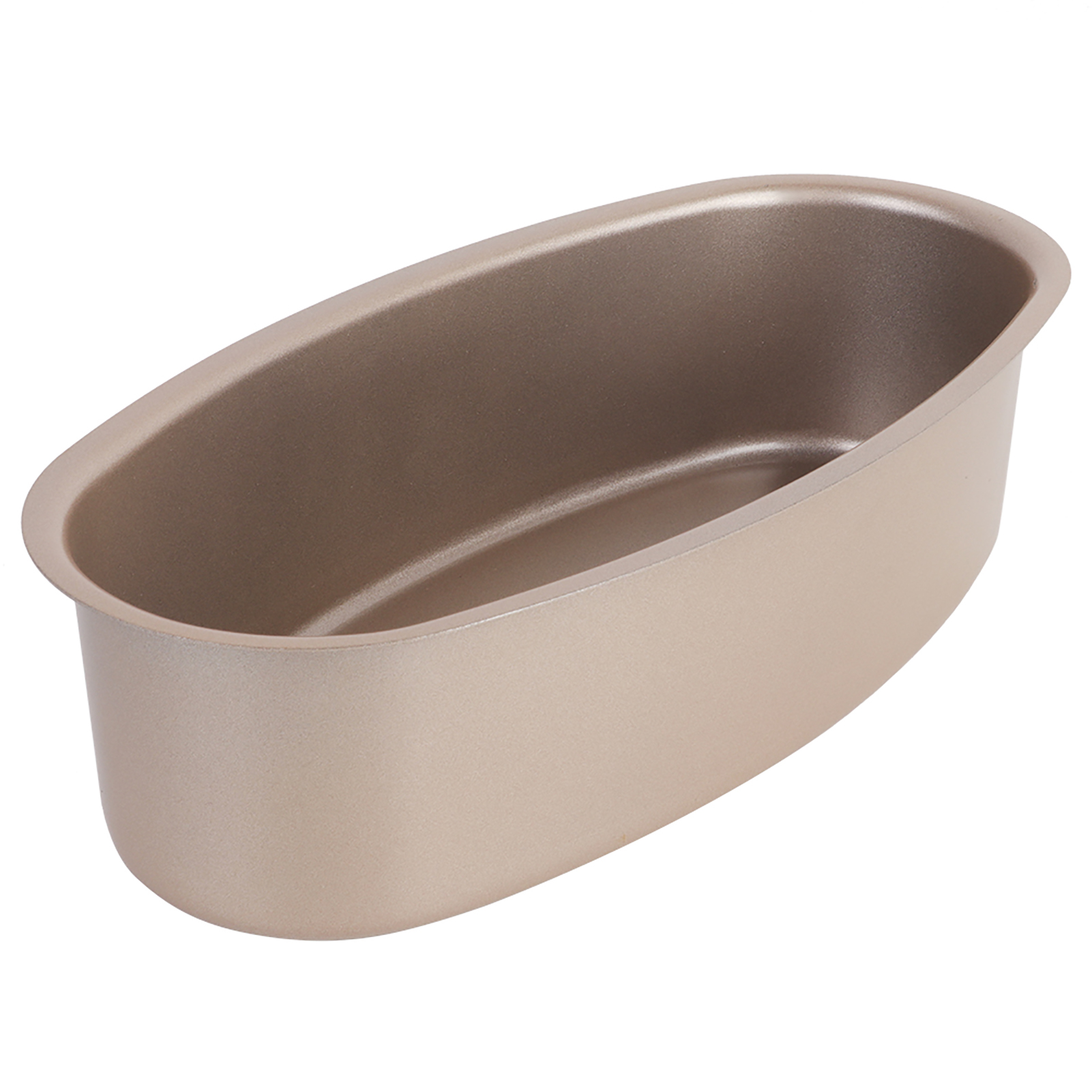 Goldene, Ovale Diy-kuchenform, Antihaftbeschichtet, Ideal Zum Backen Von Käsekuchen