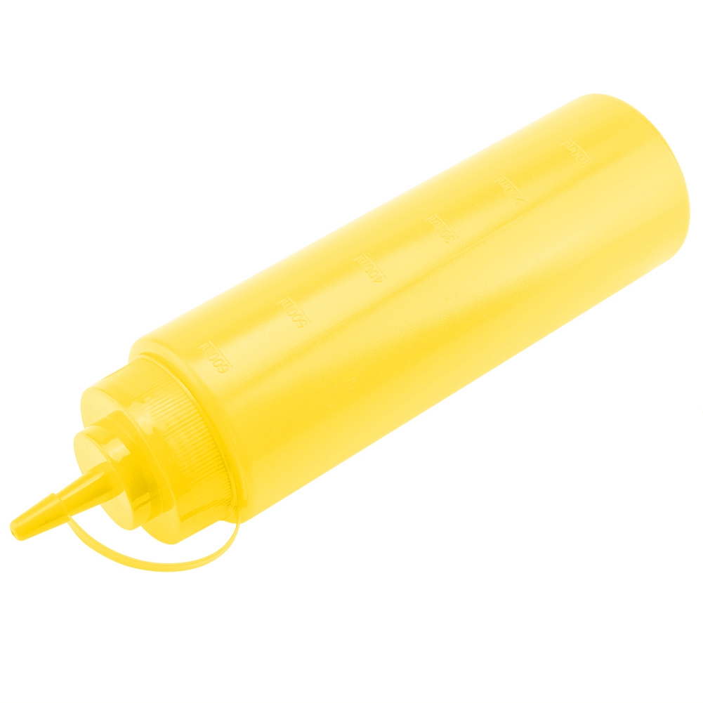 720 Ml 10 Stück / Set Kunststoff-gewürzspender Für Soßen, Öl, Sahne, Essig (gelb)