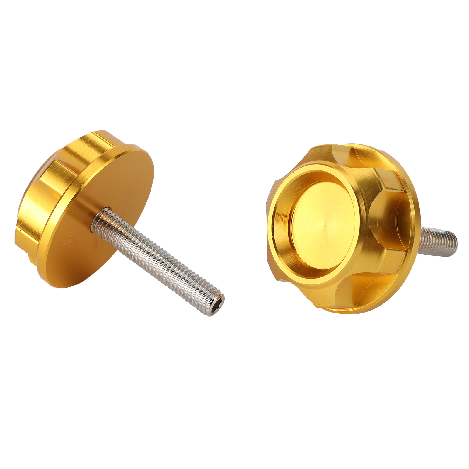 2 Stück Motorradlenker-cnc-schraubstopfen Aus Aluminiumlegierung, Passend Für Honda Z50j, Monkey, Dax, Ct70, Z50r, 50, Gold
