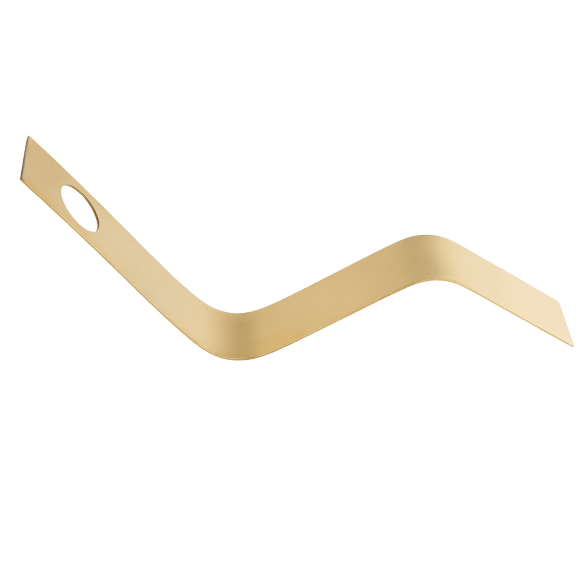 Einzigartiges S-förmiges Weinregal, Schlichtes Design, Ideal Für Die Bartheke, Gold