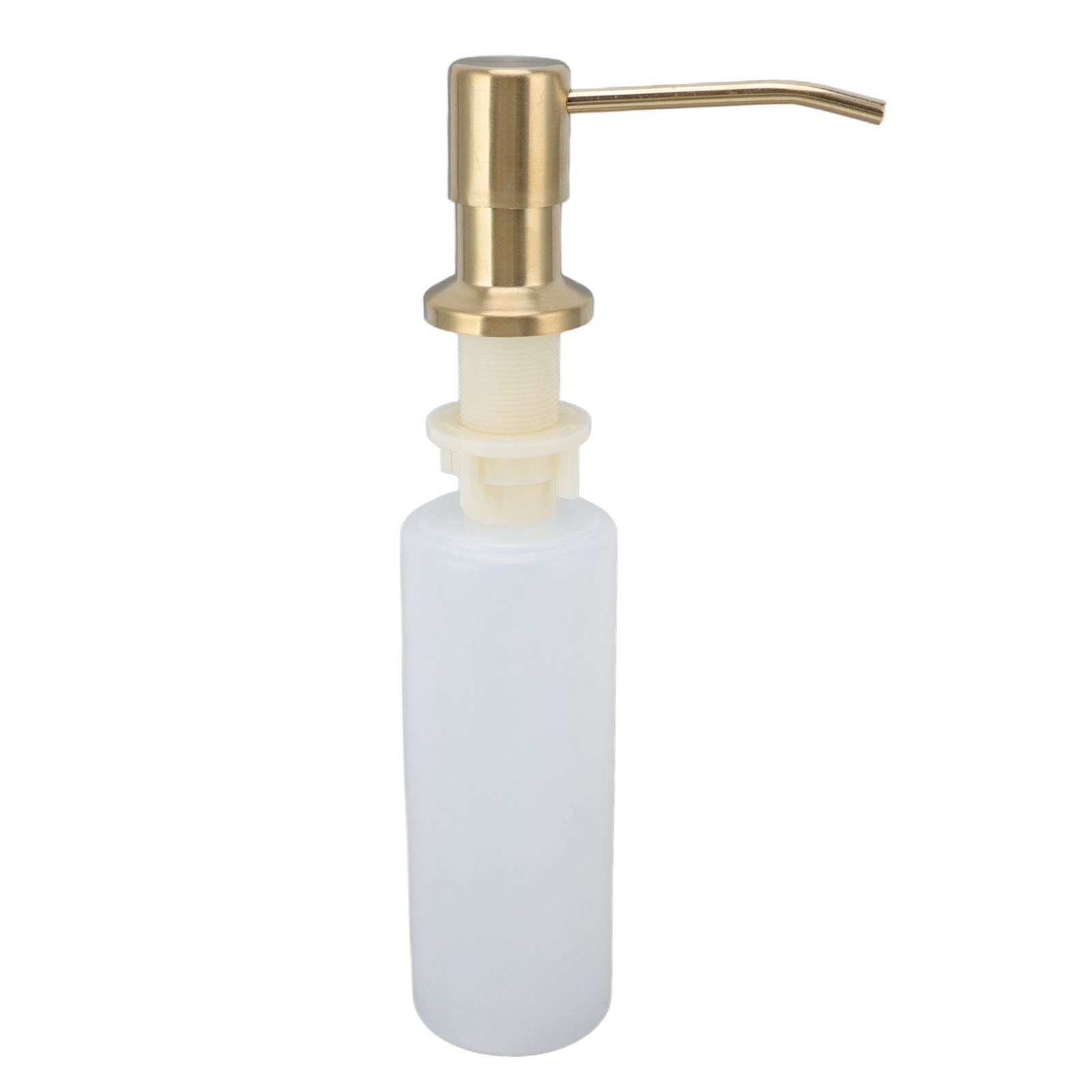 Flüssigseifenspender Aus Edelstahl 304, 300 Ml, 360° Drehbar, Mit Verstellbarem Auslauf Für Die Küchenspüle, Gold