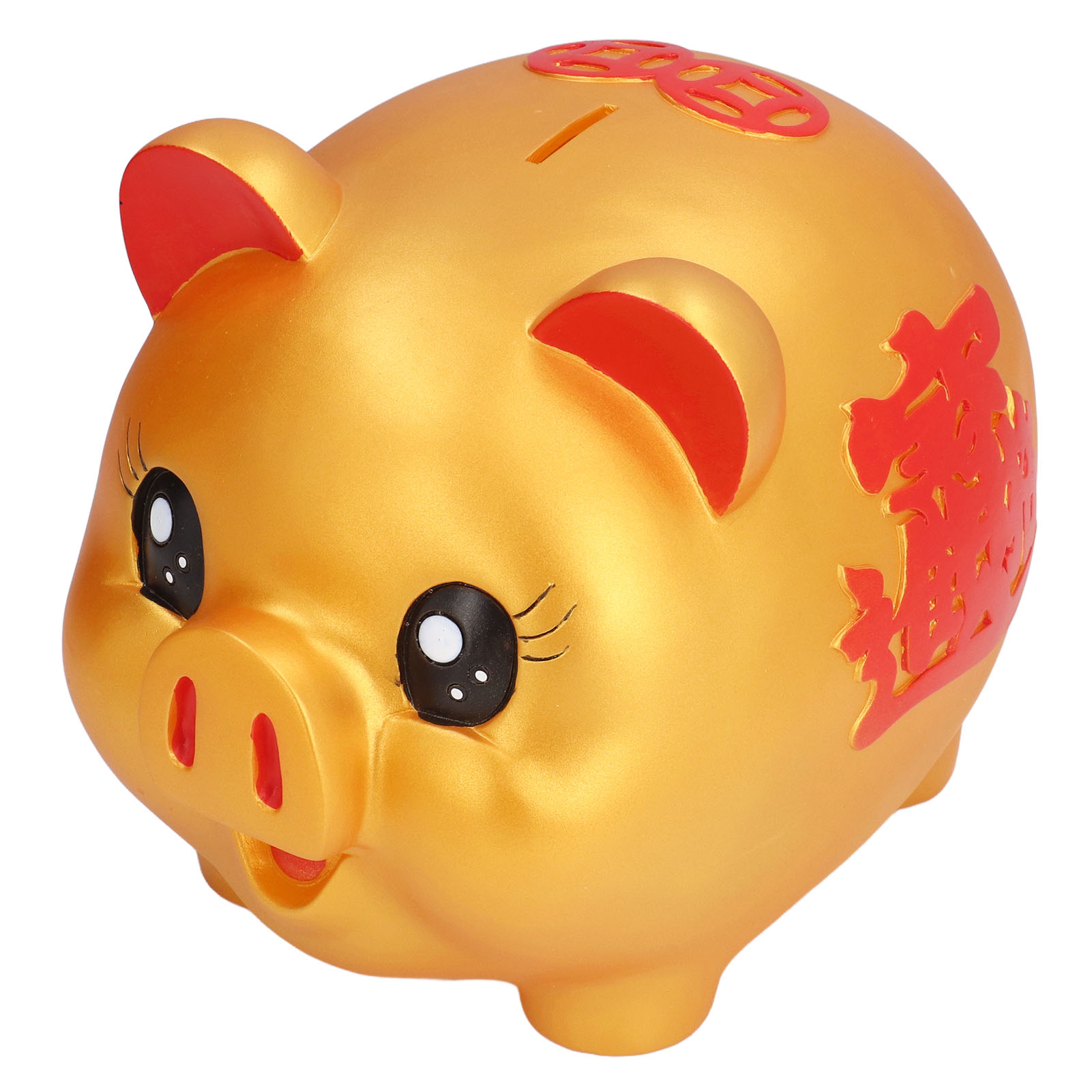 Kreatives Goldenes Sparschwein, Stoßfestes Gummisparschwein, Spardose Für Kinder Und Erwachsene, Große Größe (fasst Bis Zu 1200 Münzen)